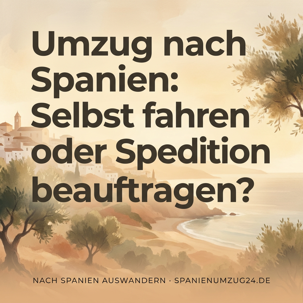 Podcast-Cover: Umzug nach Spanien: Selbst fahren oder Spedition beauftragen?