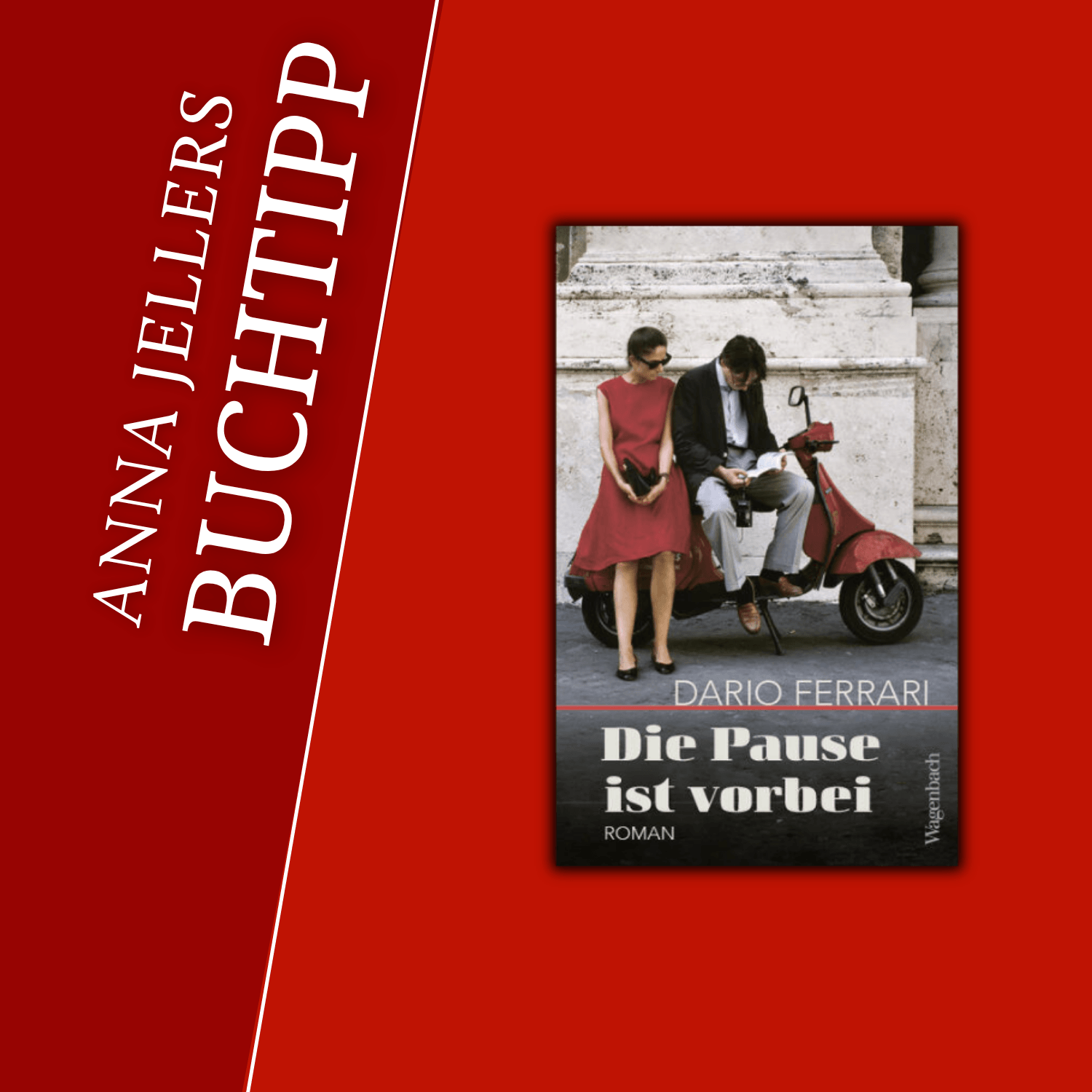 Anna Jellers Buchtipp | Dario Ferrari: Die Pause ist vorbei episode artwork