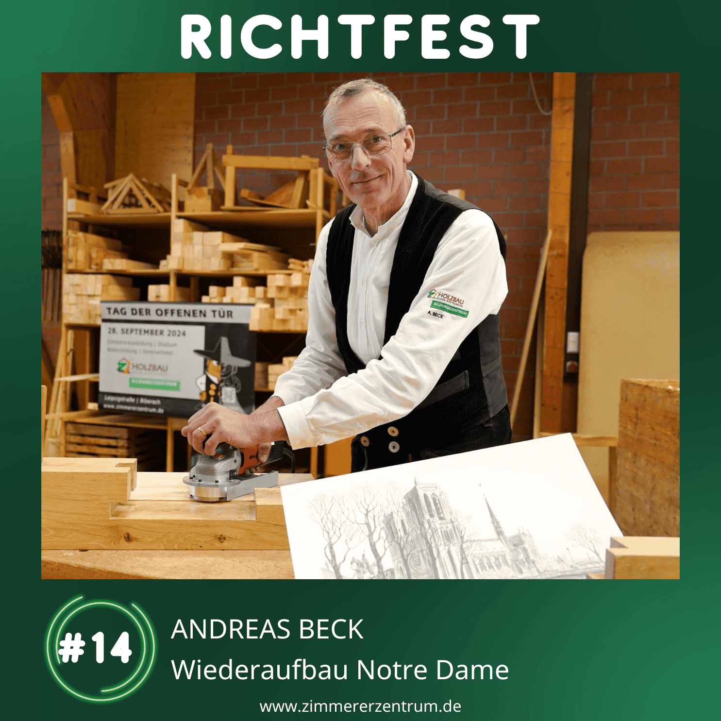 Richtfest - der Podcast vom Bildungszentrum Holzbau