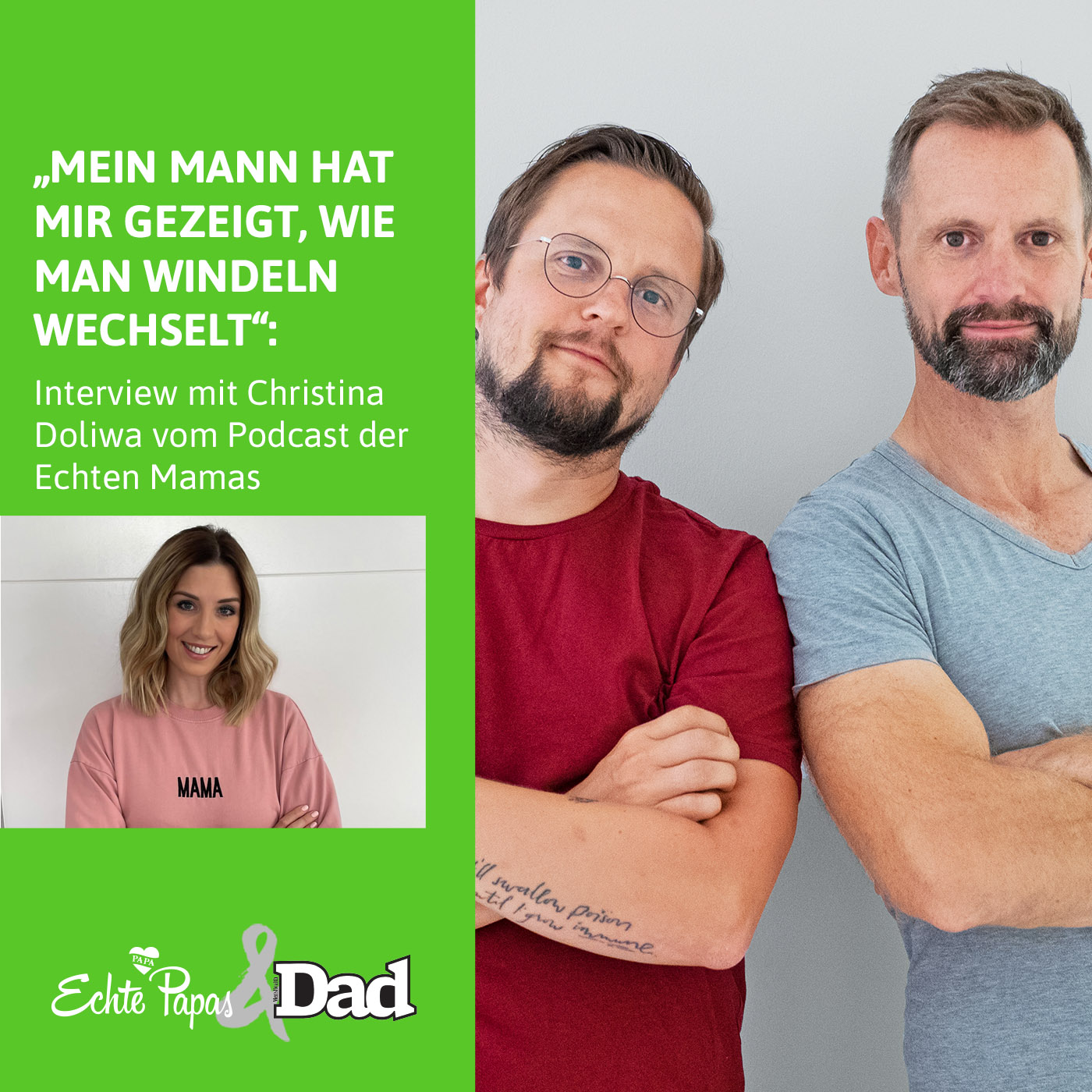„Mein Mann hat mir gezeigt, wie man Windeln wechselt“ Interview mit Christina Doliwa vom
