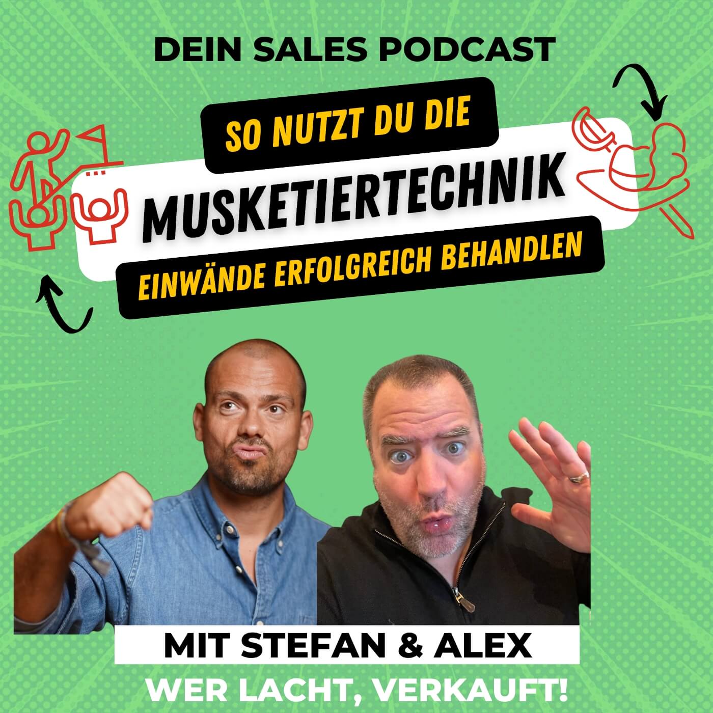 Wer lacht verkauft! Dein Sales Podcast für mehr Spaß im Verkauf.