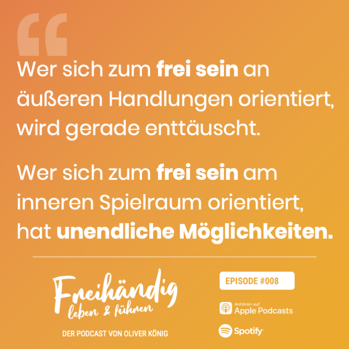 Freihändig verändern und führen