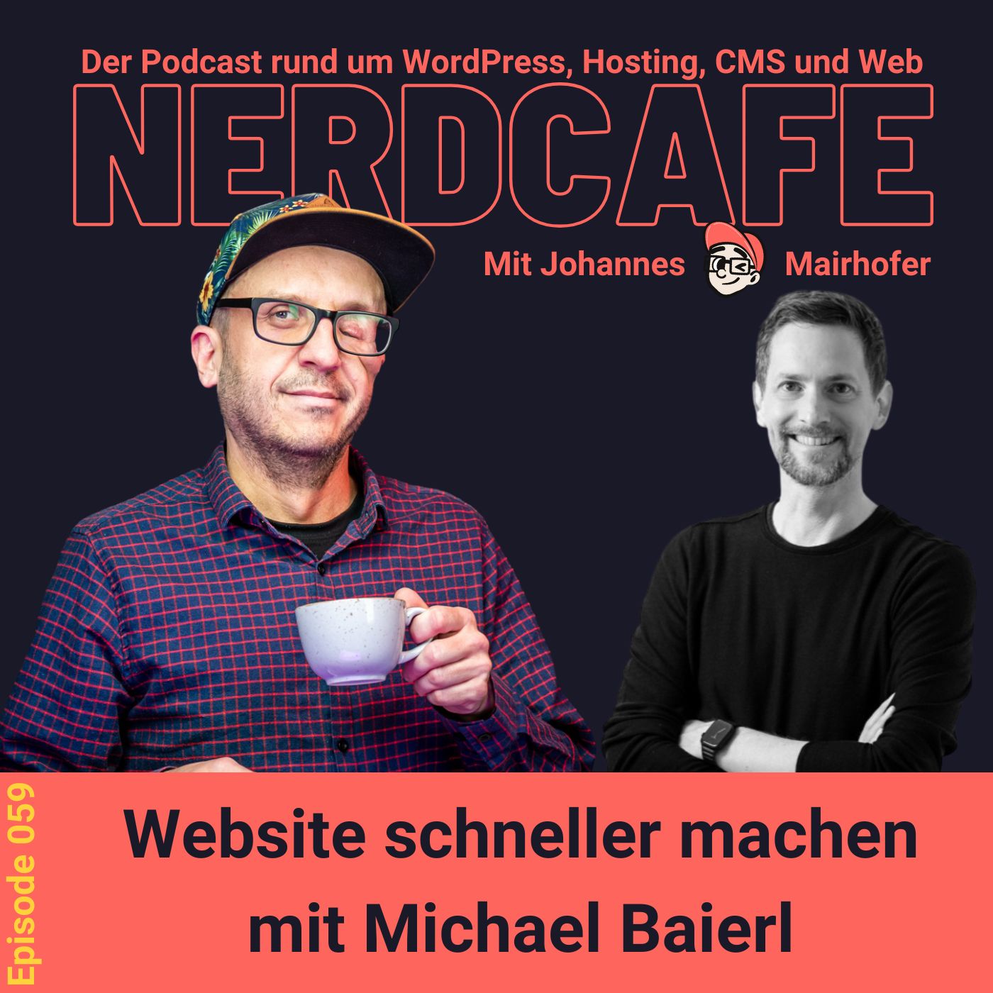 nerdcafe. Der Podcast rund um WordPress, Hosting, CMS und Web.