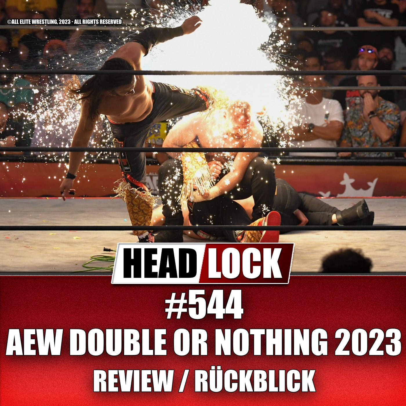 #544: AEW Double Or Nothing 2023 (Review / Rückblick) - KONTROVERSE SHOW - TROTZ KNALLEFFEKT!