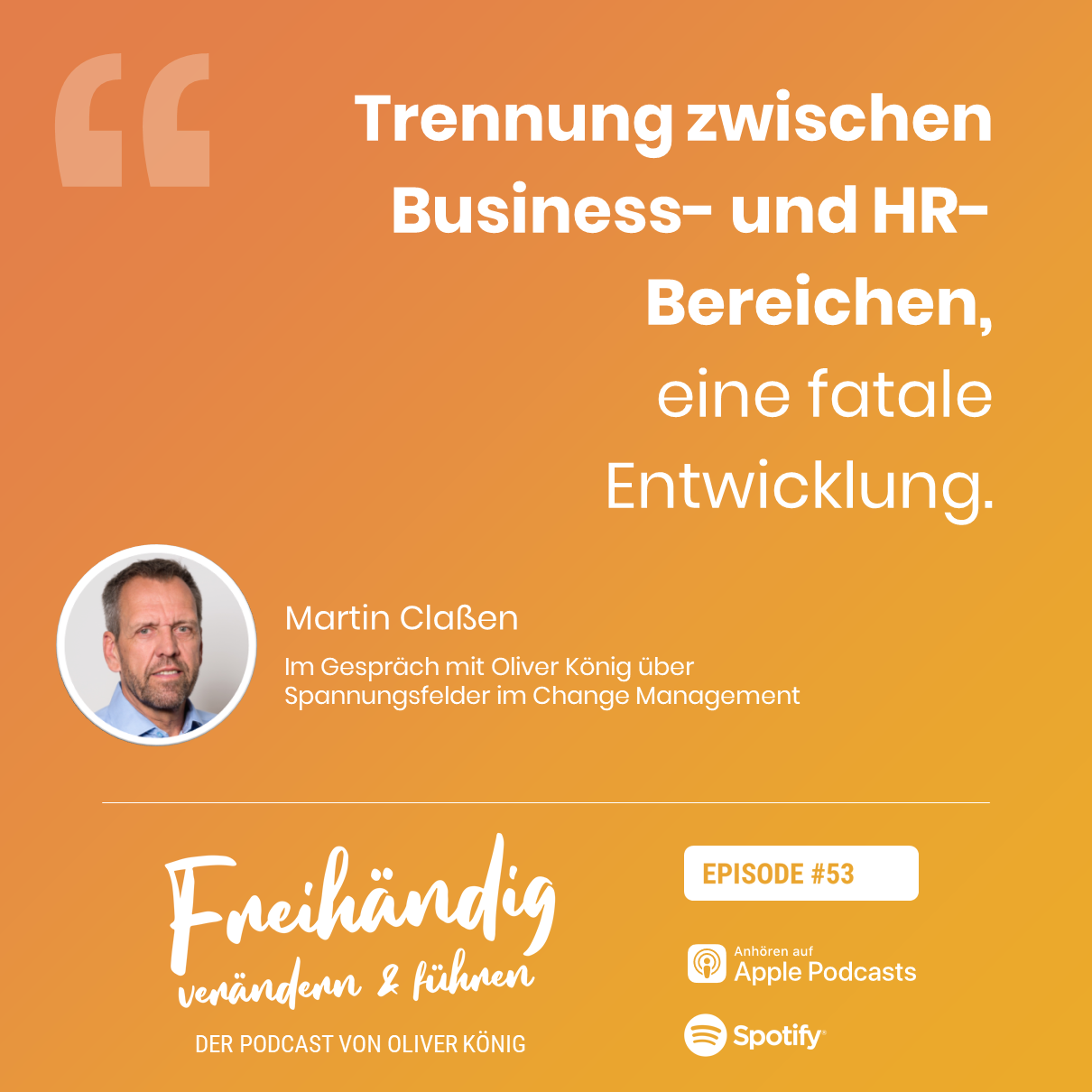 Freihändig verändern und führen