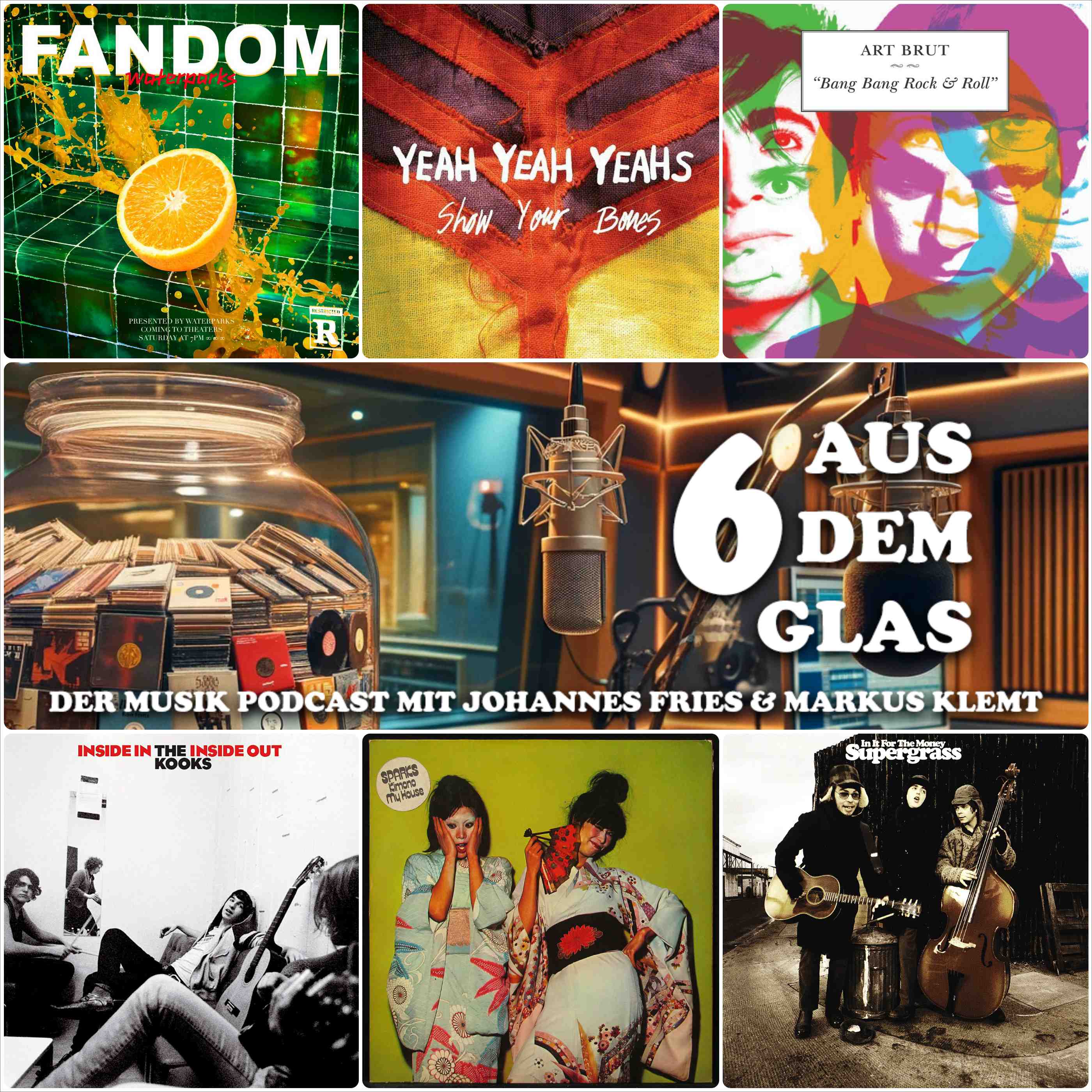 6 aus dem Glas
