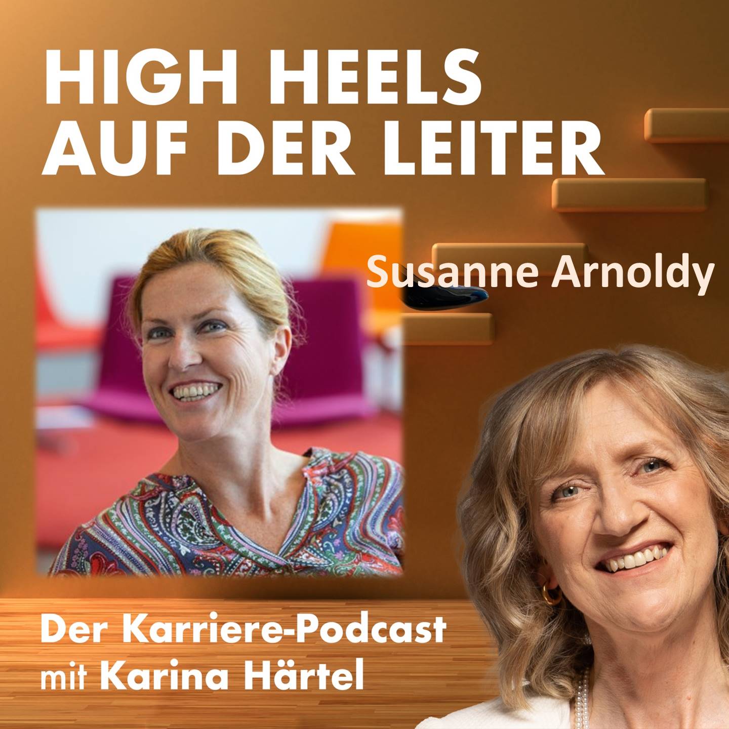 High Heels auf der Leiter