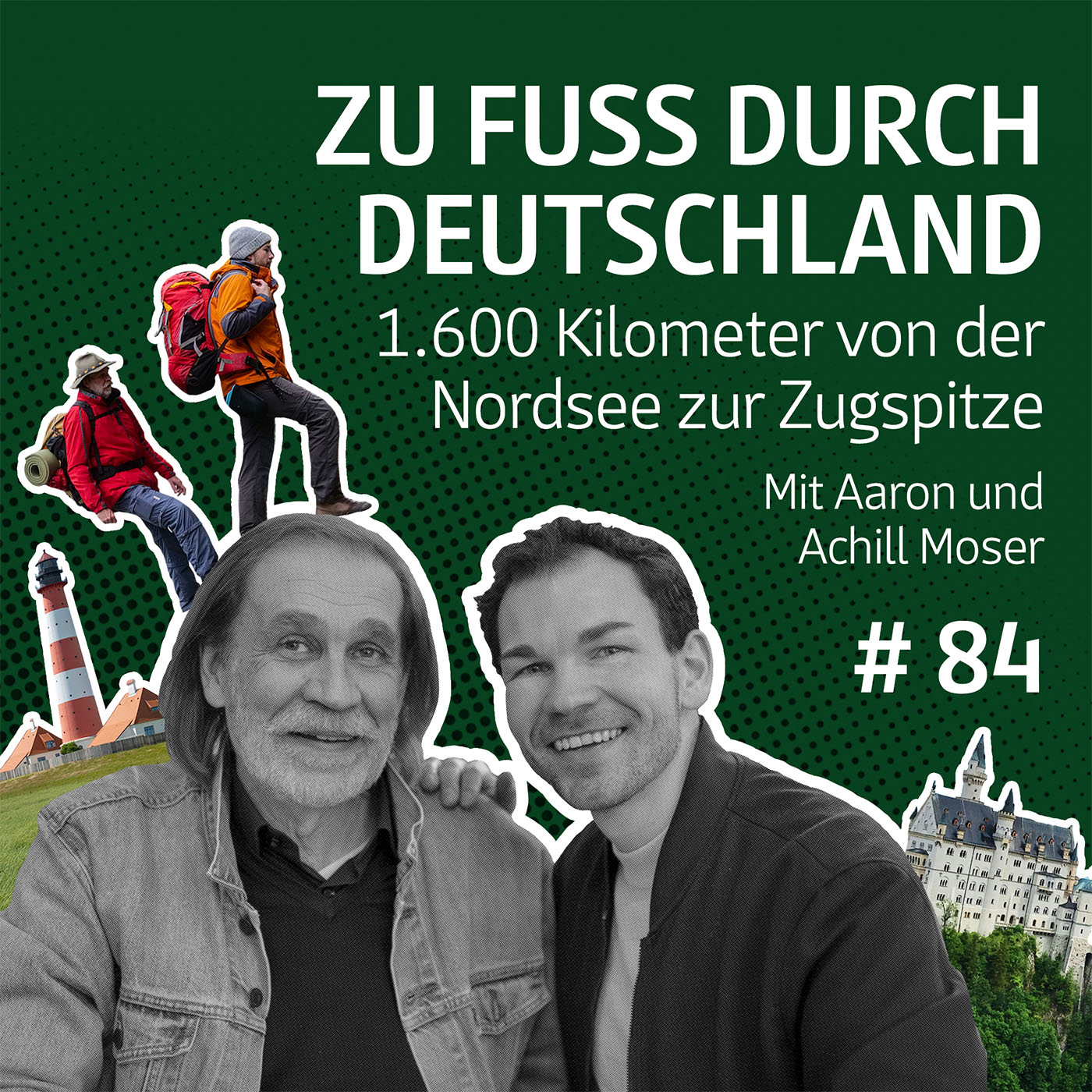 Zu Fuss durch Deutschland: 1.600 Kilometer von der Nordsee zur Zugspitze mit Aaron und Achill Moser #84