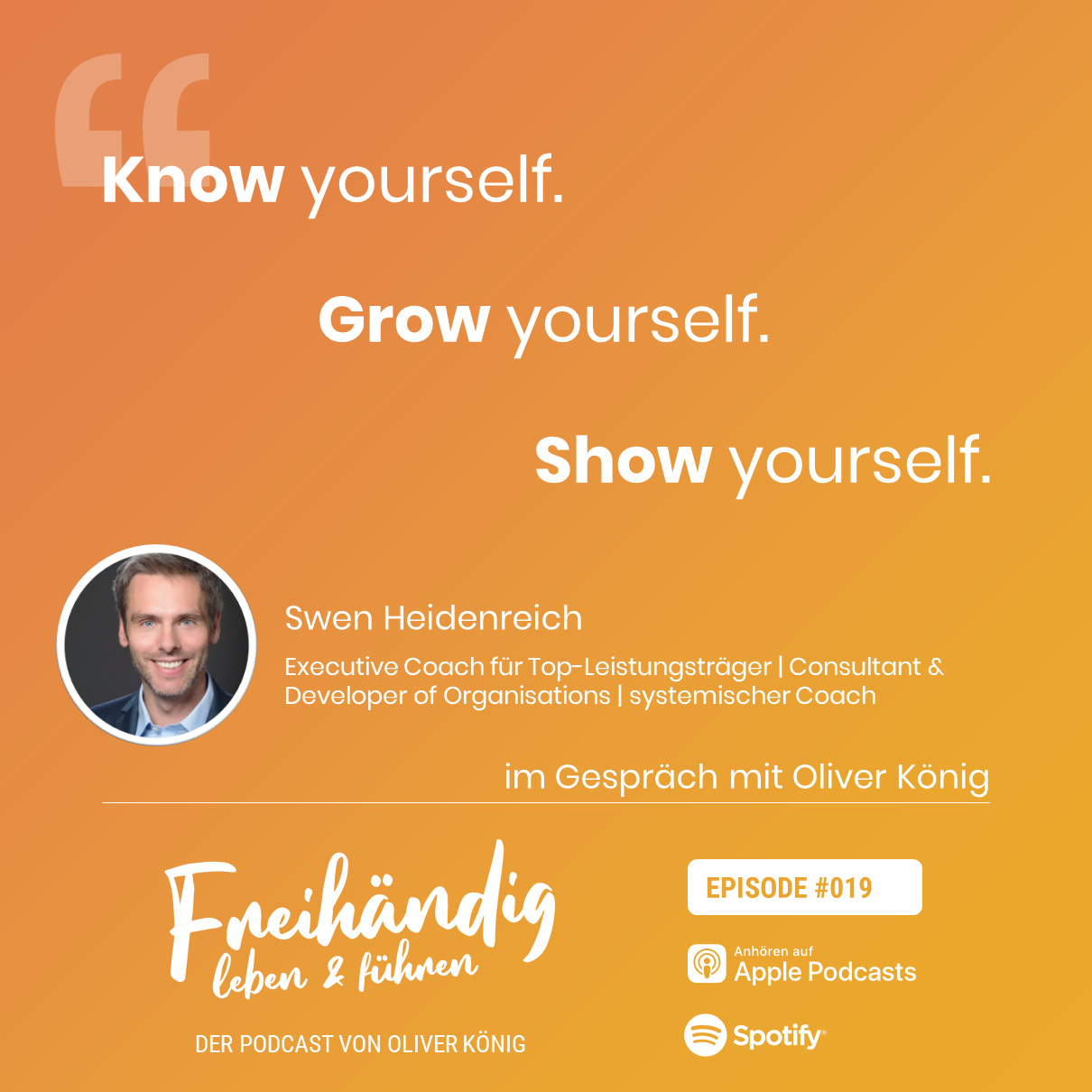 Freihändig verändern und führen