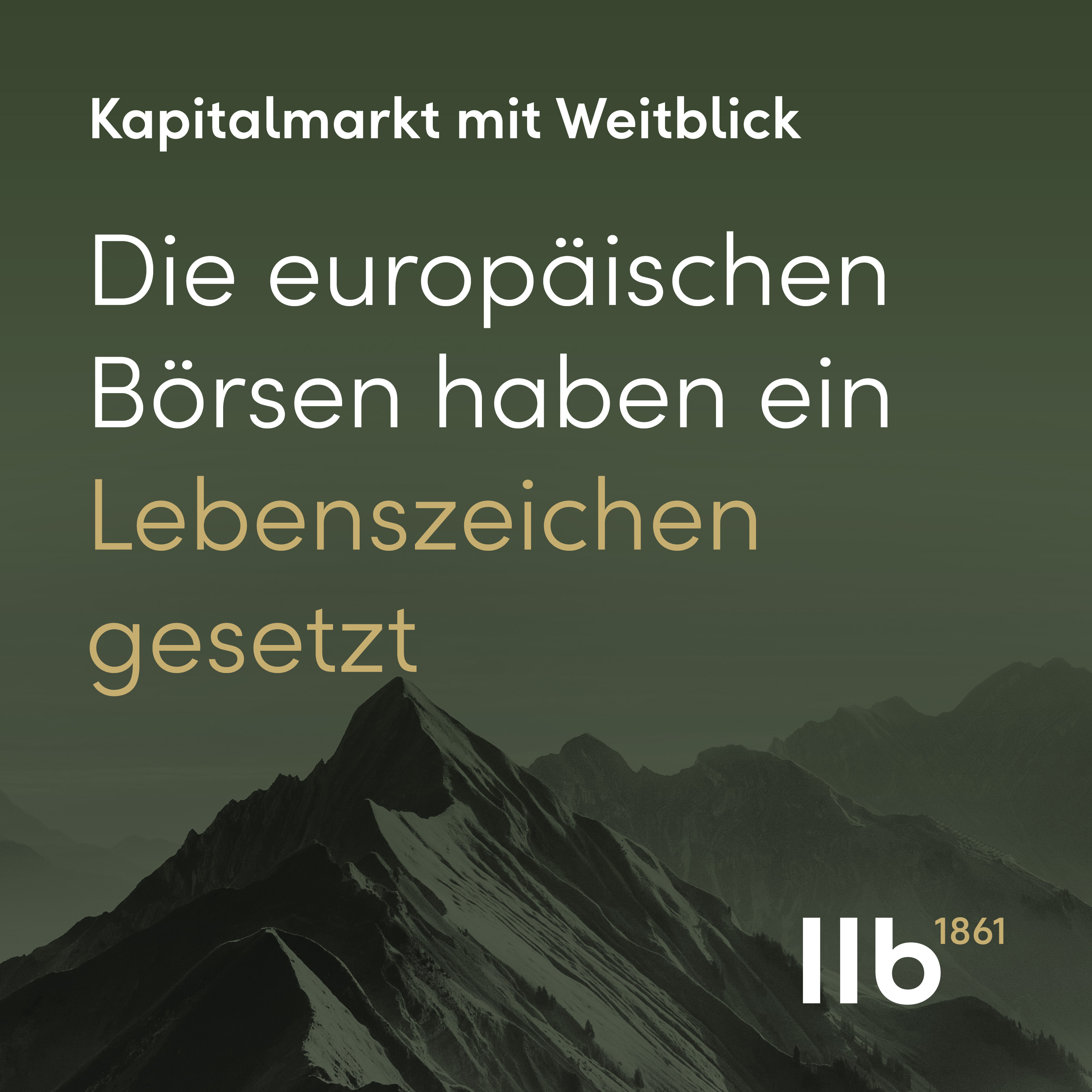 Kapitalmarkt mit Weitblick: Der Finanz-Podcast der LLB Bank AG