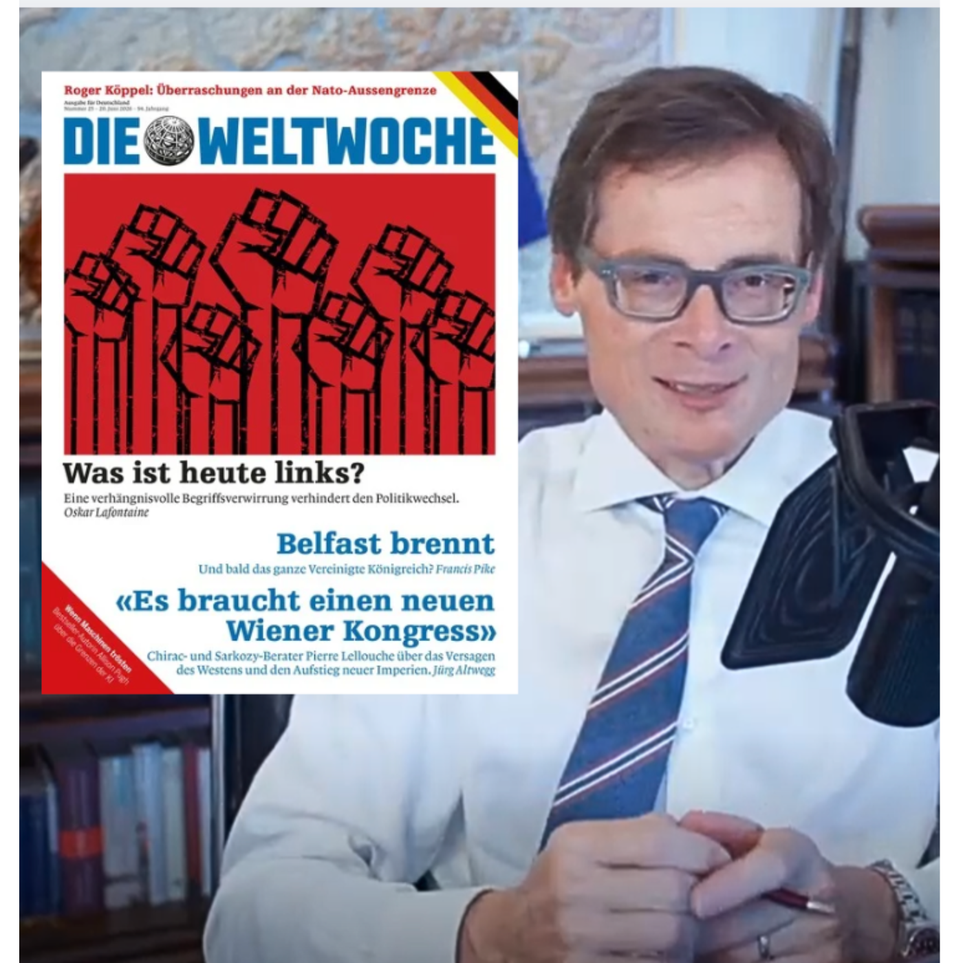 Köppel über deutschlandmüde Politiker und die Notwendigkeit eines gesunden Nationalgefühls