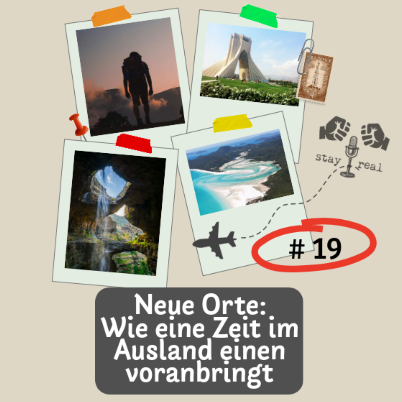 # 19 I Neue Orte: Wie eine Zeit im Ausland einen voranbringt 🏝️🗾 episode artwork