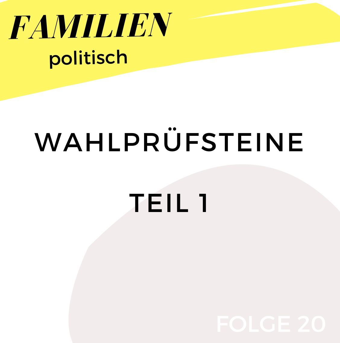 FAMILIEN politisch