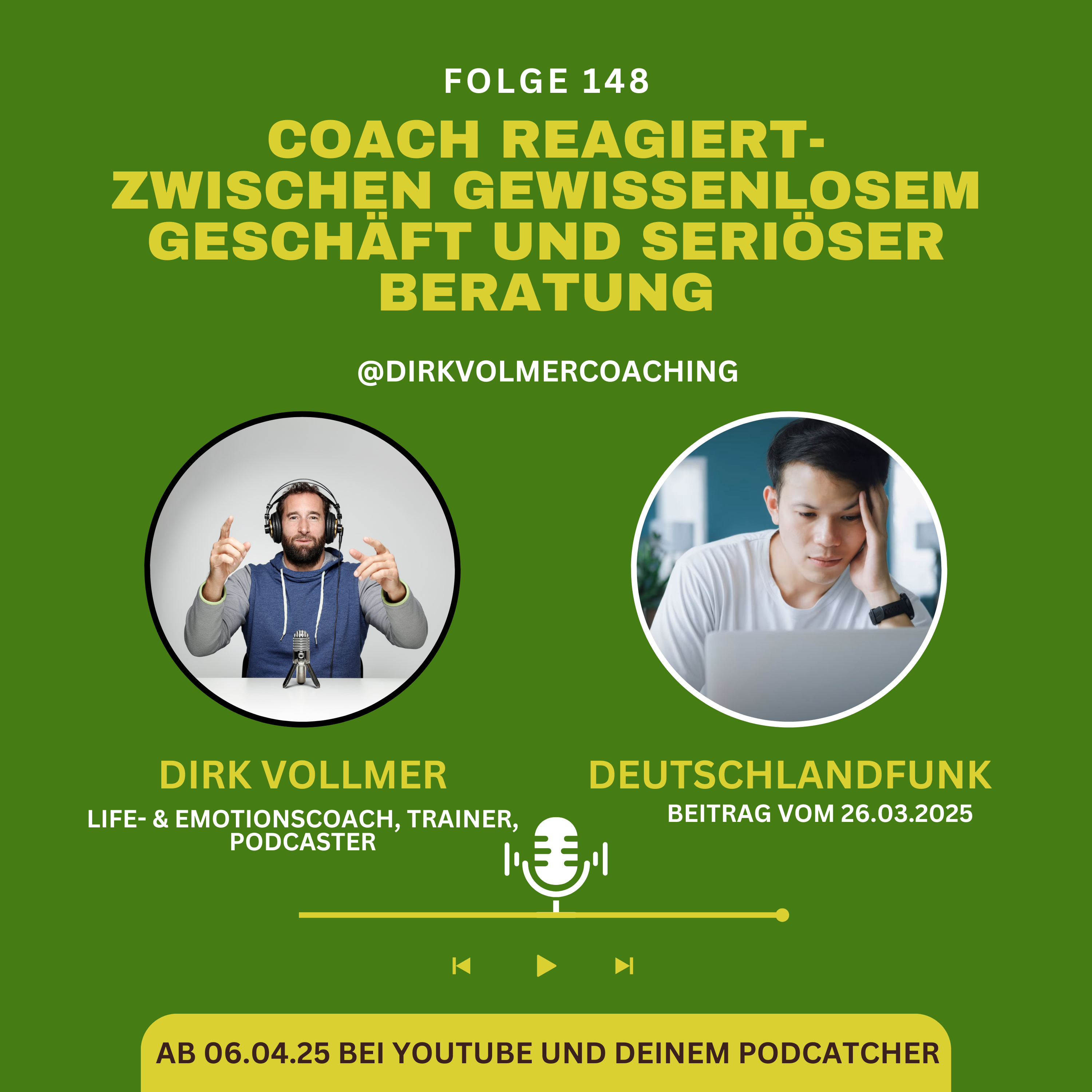 Ich reagiere!: Coachings - Zwischen gewissenlosem Geschäft und seriöser Beratung