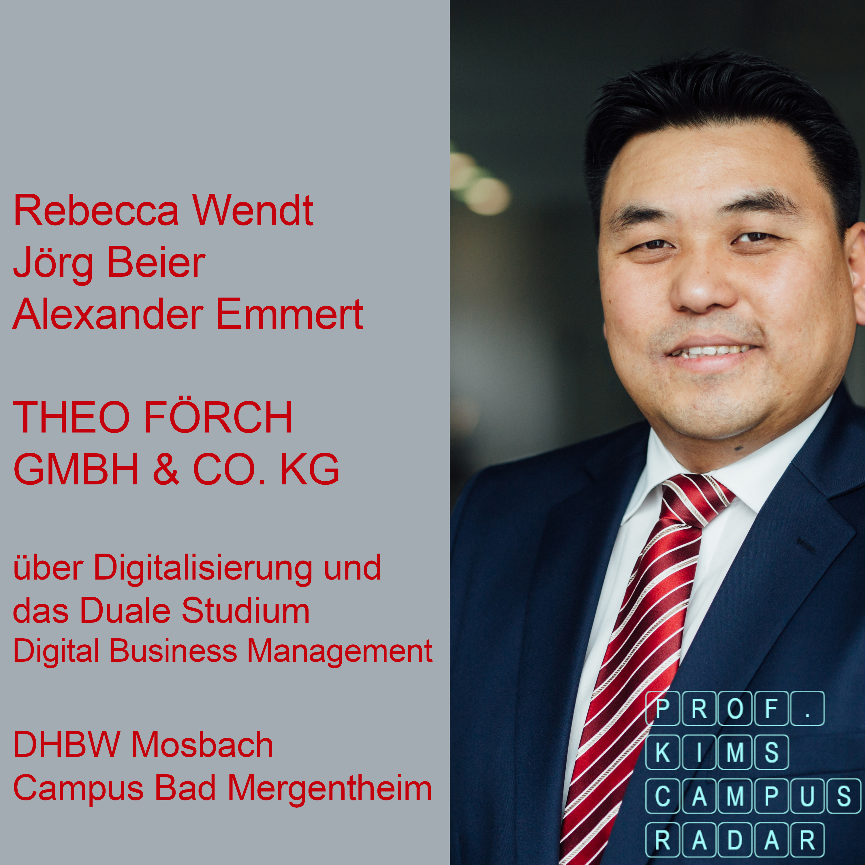 Prof. Kims Campusradar - DHBW Mosbach/Bad Mergentheim