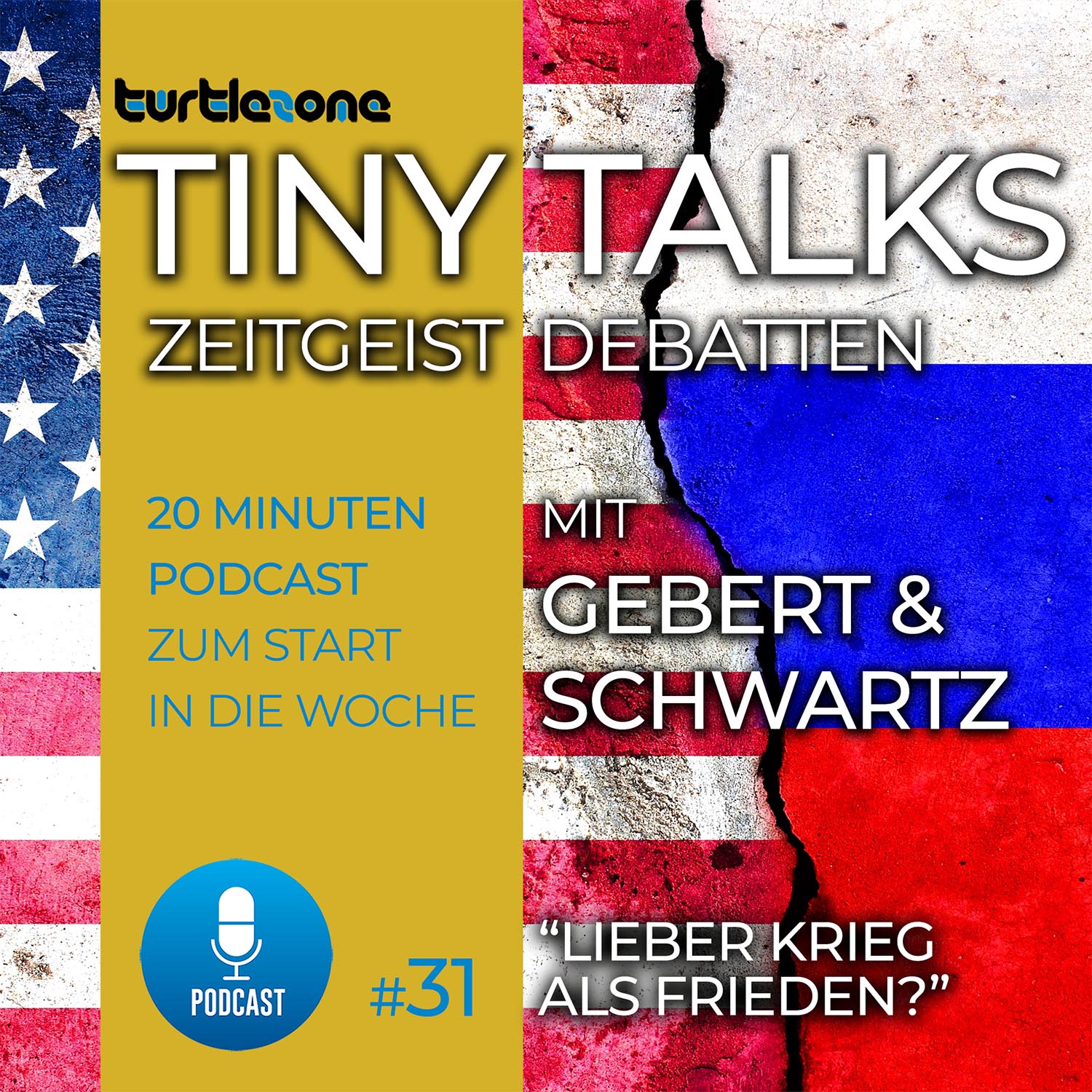 Turtlezone Tiny Talks - Der Debatten-Podcast mit Gebert und Schwartz