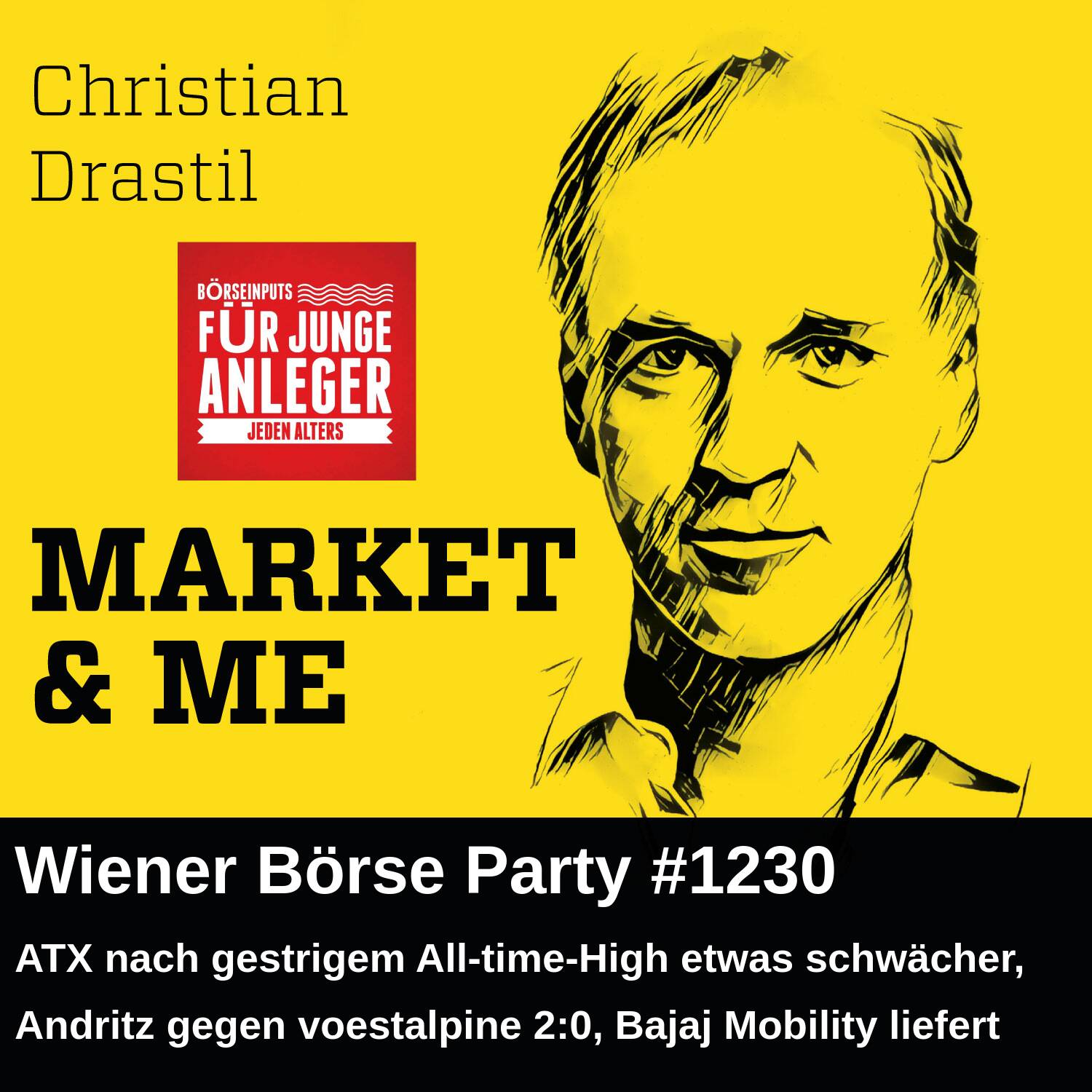Wiener Börse Party #1230: ATX nach gestrigem All-time-High etwas schwächer, Andritz gegen voestalpine 2:0, Bajaj Mobility liefert episode artwork