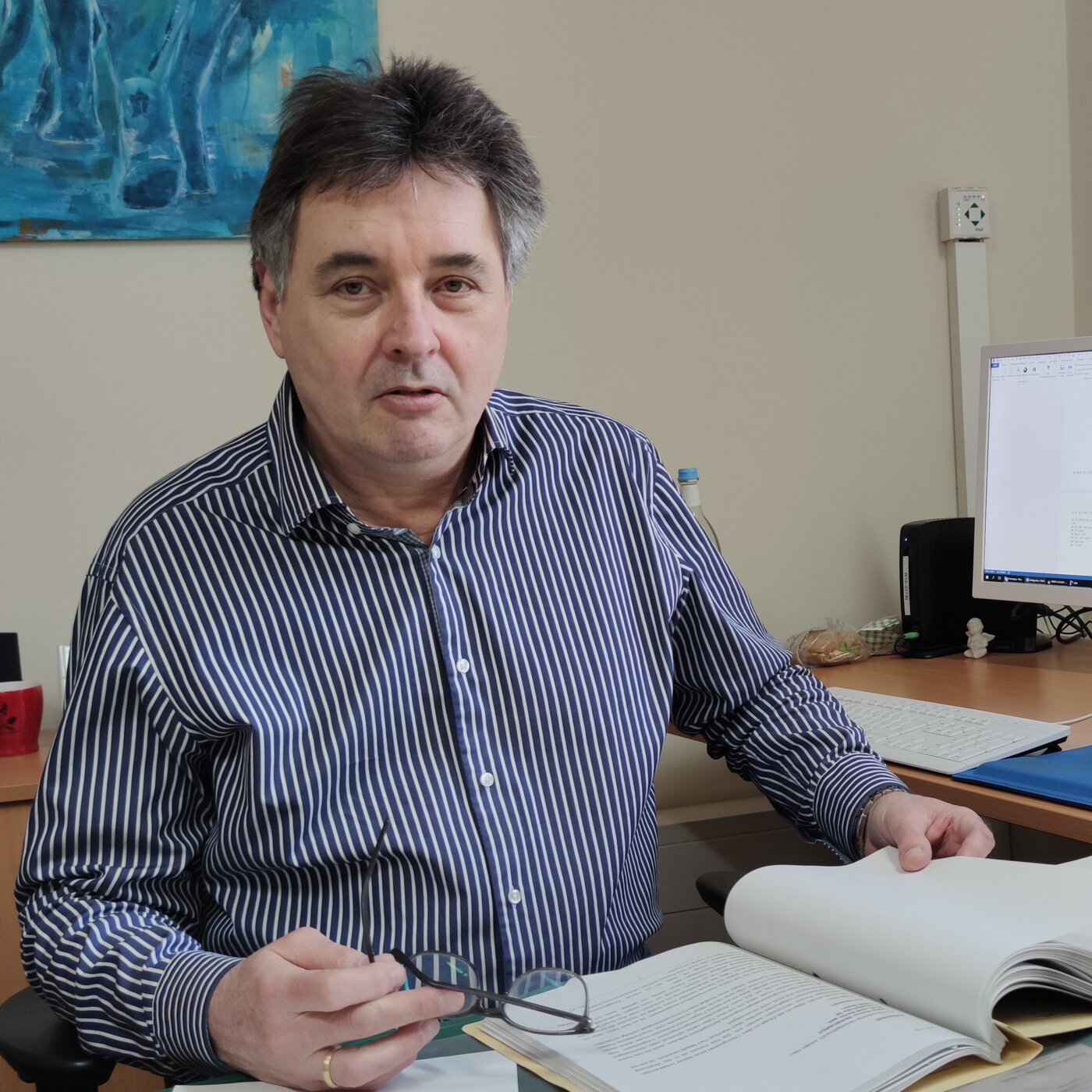 Gerichtsreporter Morling im Kriminalgericht Moabit