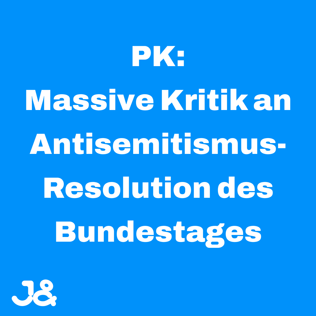 Massive Kritik an Antisemitismus-Resolution des Bundestages | Komplette PK 6. November 2024