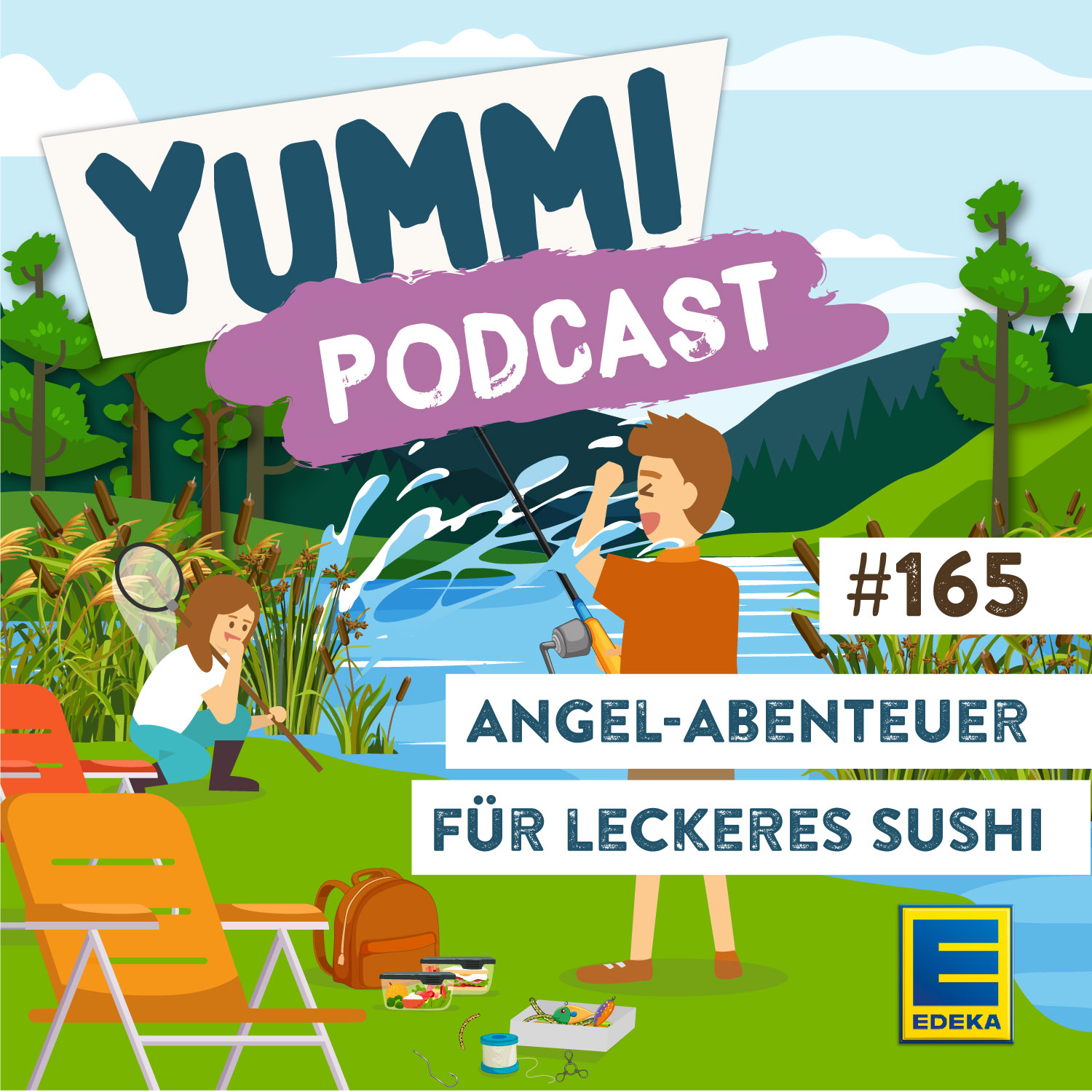 Angel-Abenteuer für leckeres Sushi