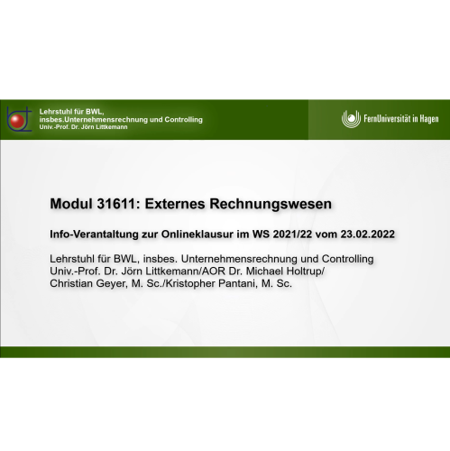 BWL- und Controllingstudium