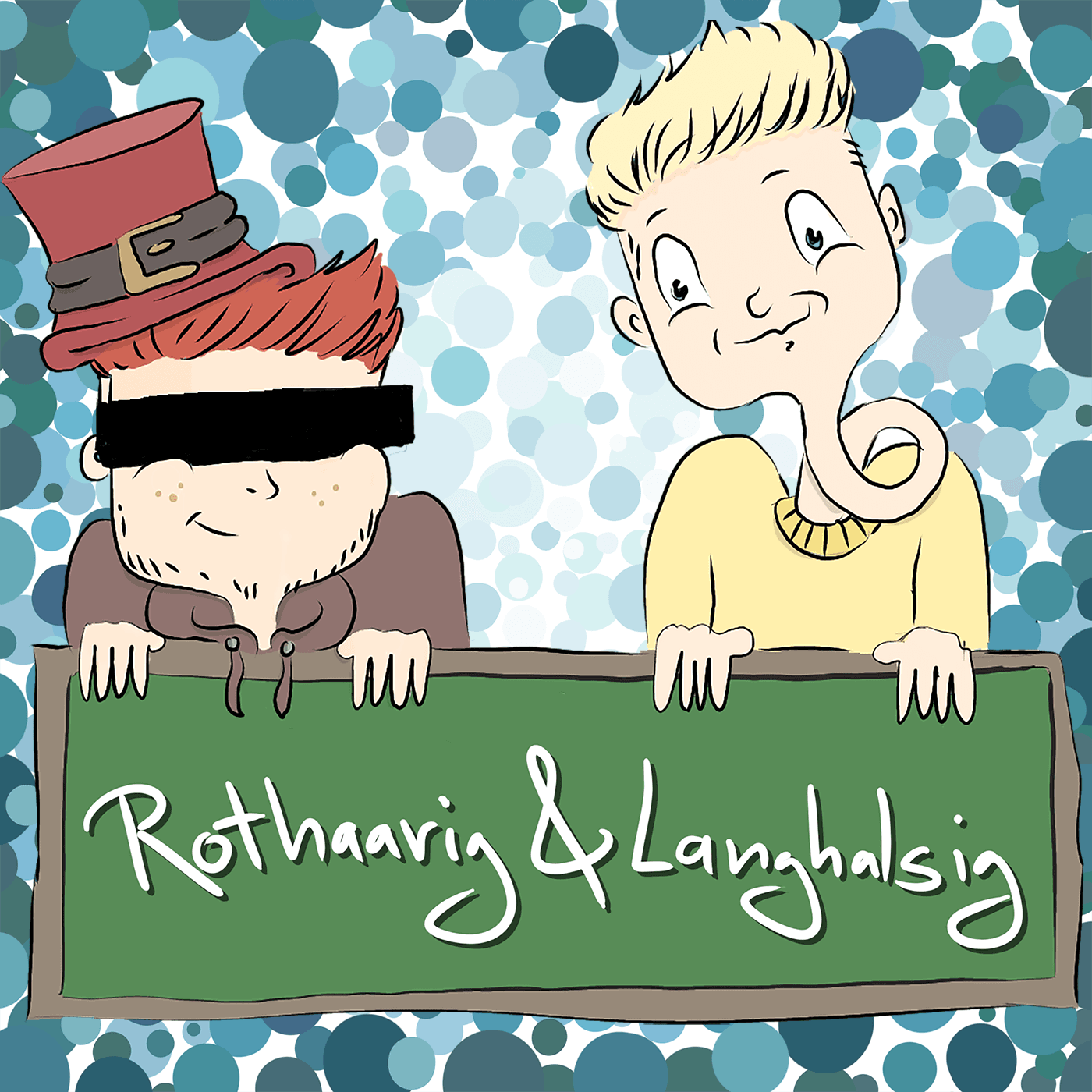 Rothaarig und Langhalsig