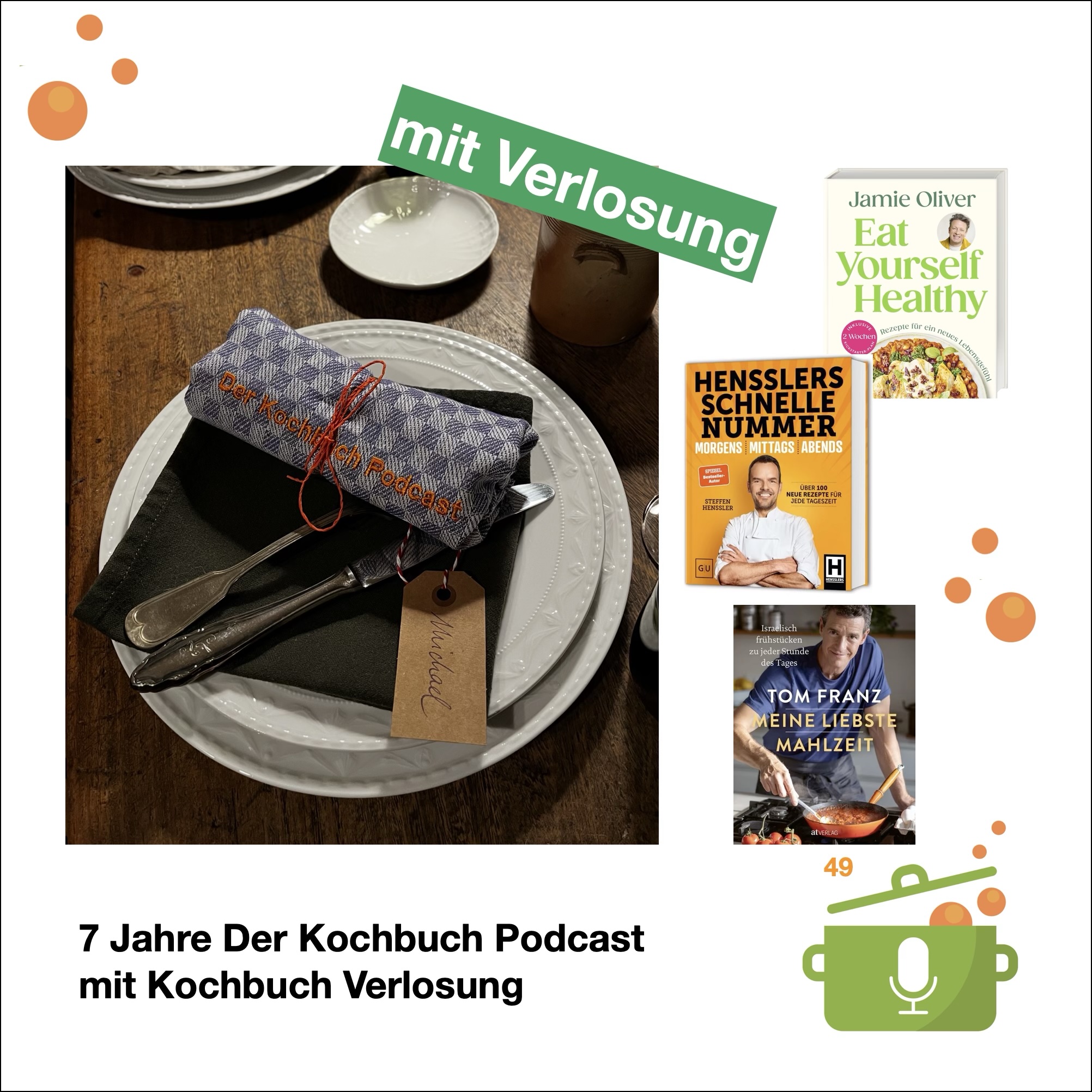Der Kochbuch Podcast. Rund um Kochbücher und Kochen.