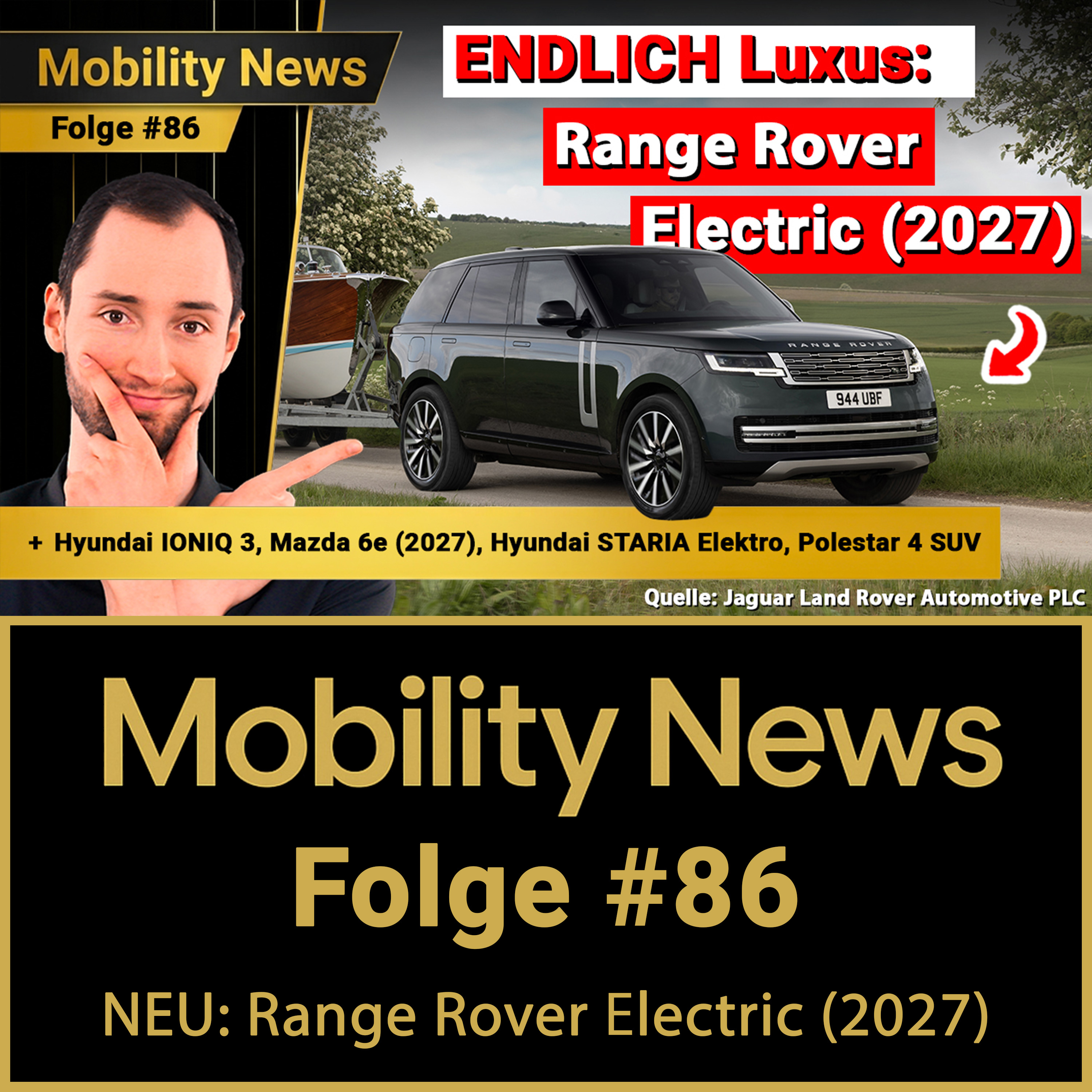3 TONNEN UND 163.500 €?! Dieser Luxus-Stromer will trotzdem neue Maßstäbe setzen | Mobility News #86 episode artwork