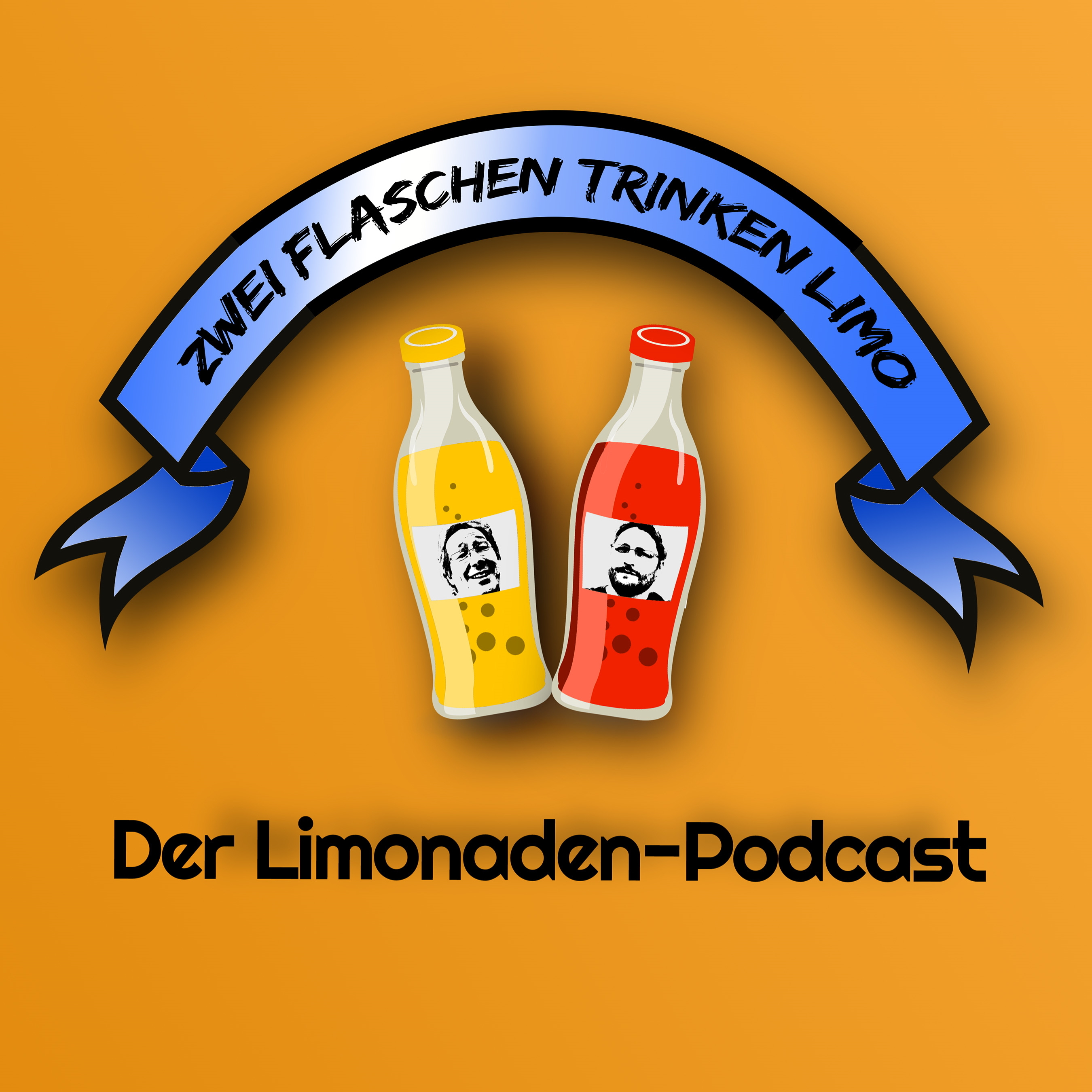 Zwei Flaschen trinken Limo
