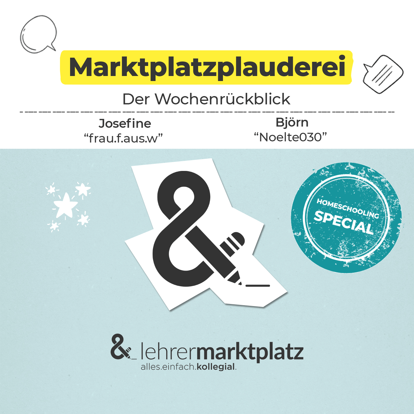 Marktplatzplauderei