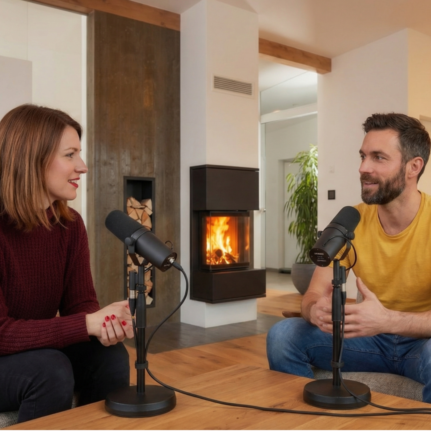 Passt ein Kaminofen und Schornstein noch in ein modernes, dichtes Haus?