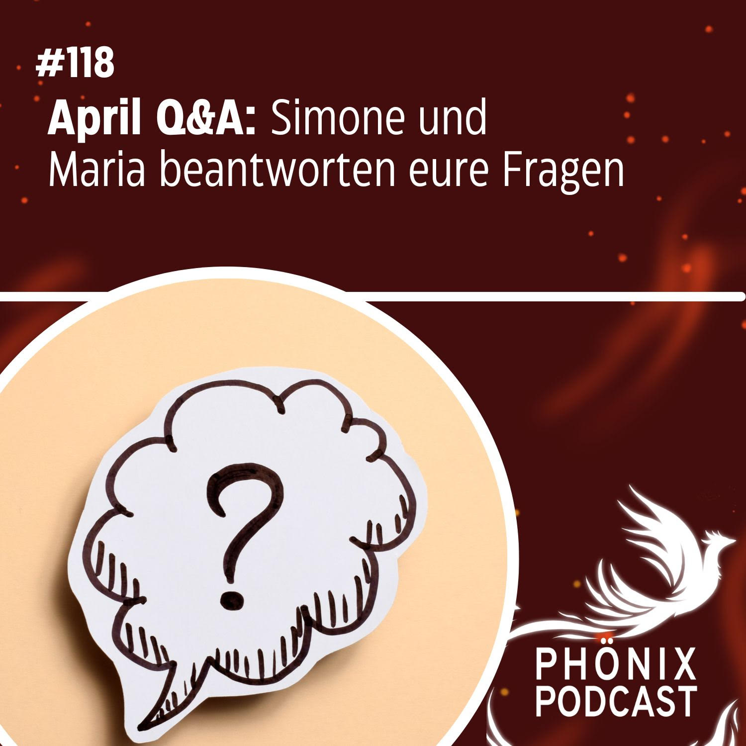 April Q&A: Simone und Maria beantworten eure Fragen #118 - podcast episode cover