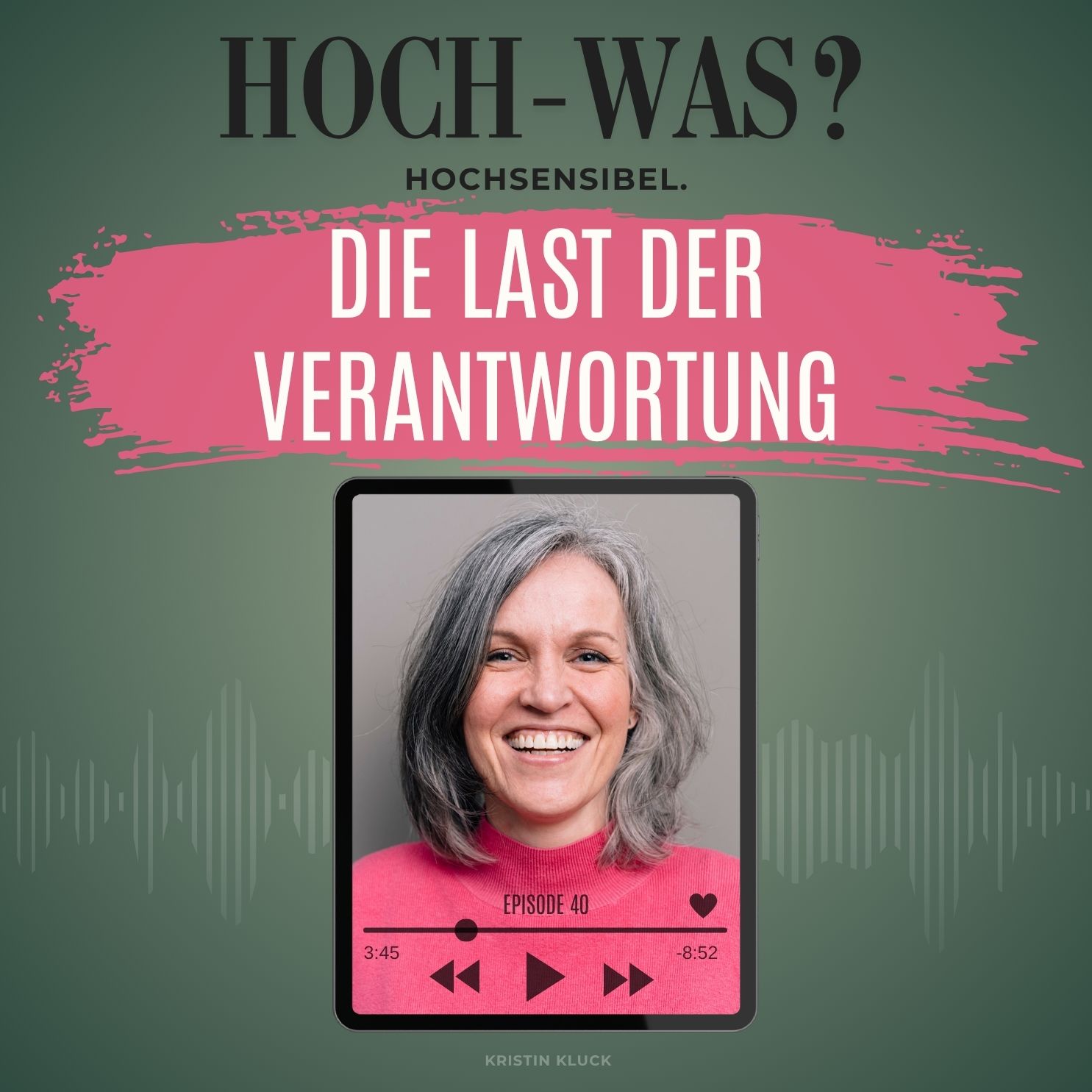 Die Last der Verantwortung.