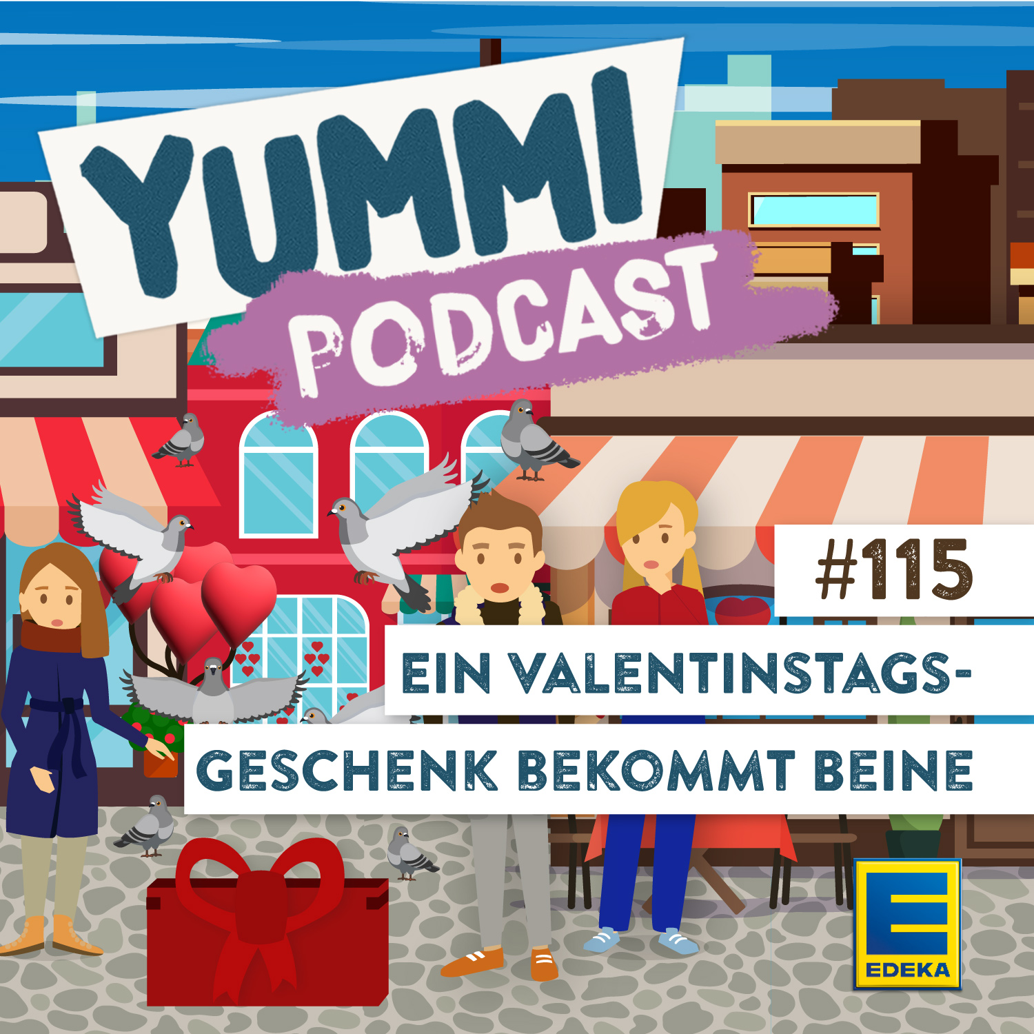 Ein Valentinstagsgeschenk bekommt Beine