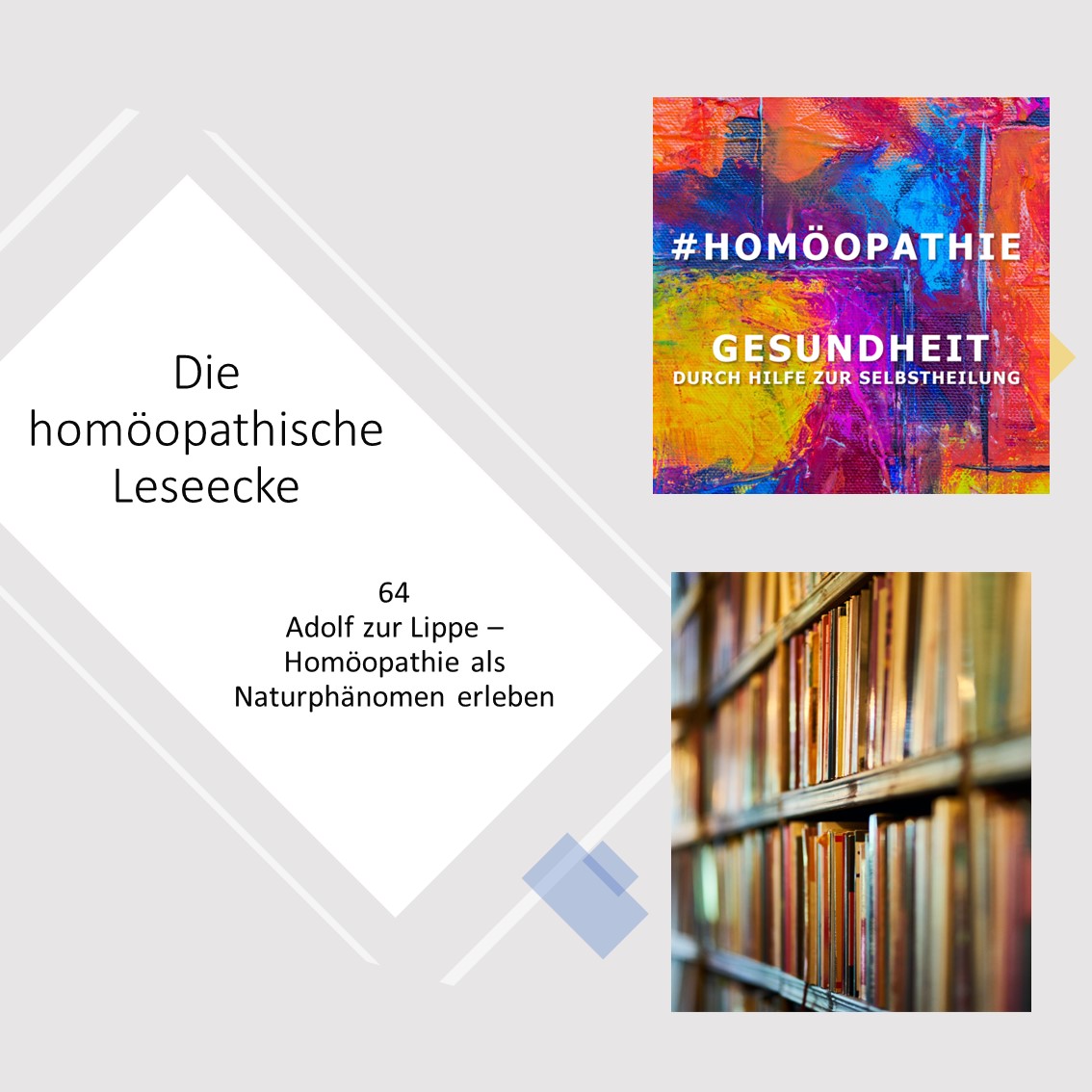 Adolf zur Lippe - Homöopathie als Naturphänomen