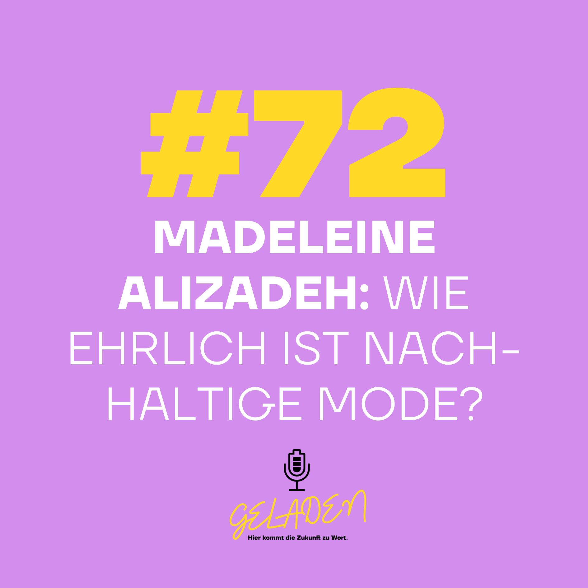 Geladen: Hier kommt die Zukunft zu Wort!