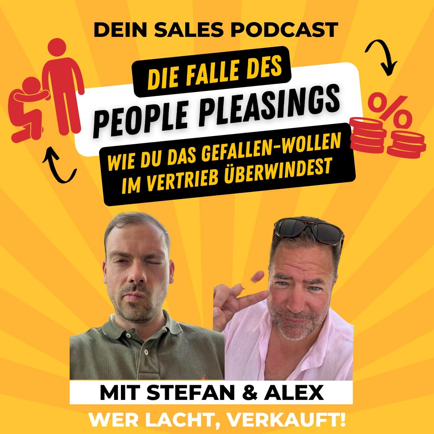 Wer lacht verkauft! Dein Sales Podcast für mehr Spaß im Verkauf.