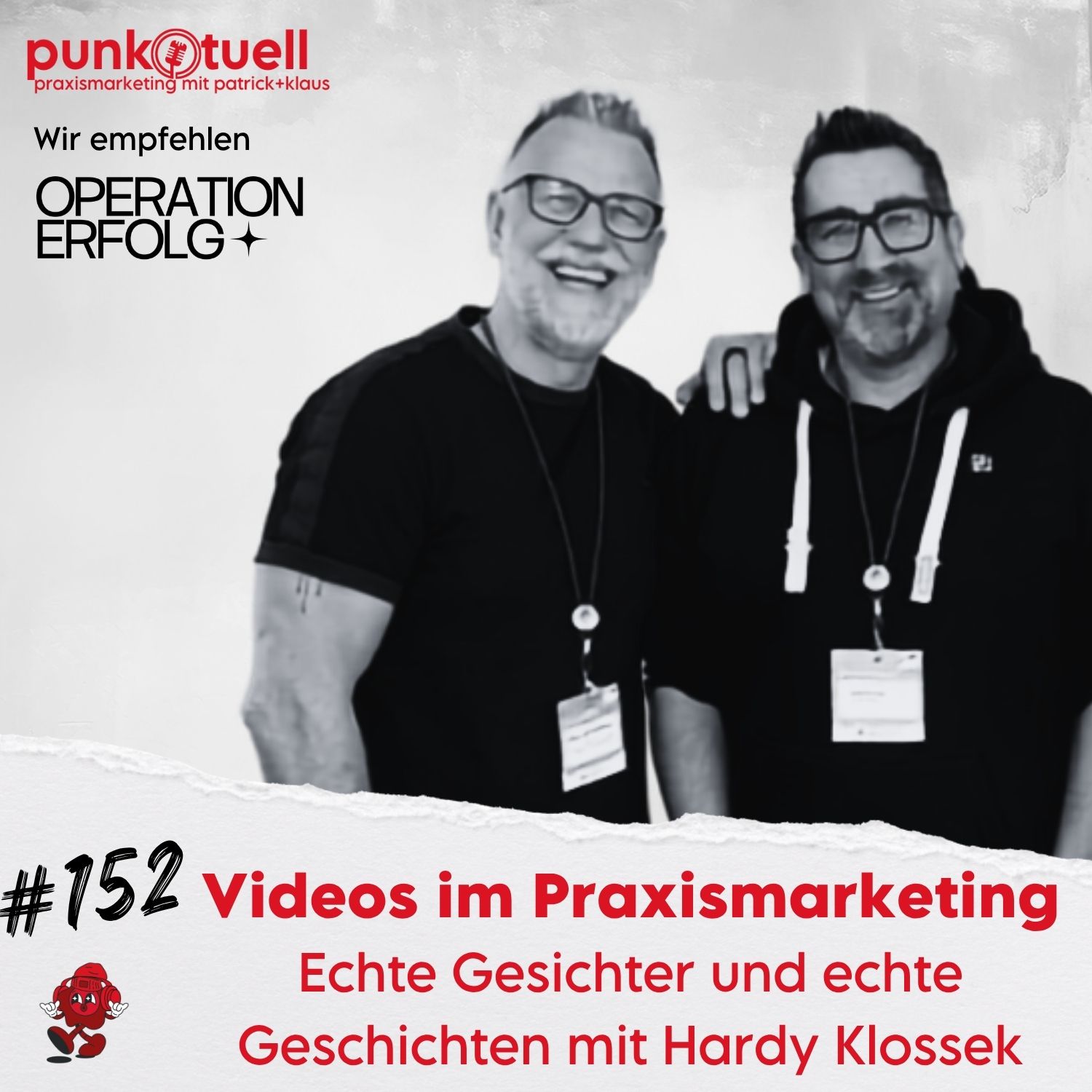 Videos im Praxismarketing: Echte Gesichter und echte Geschichten mit Hardy Klossek | #152 episode artwork