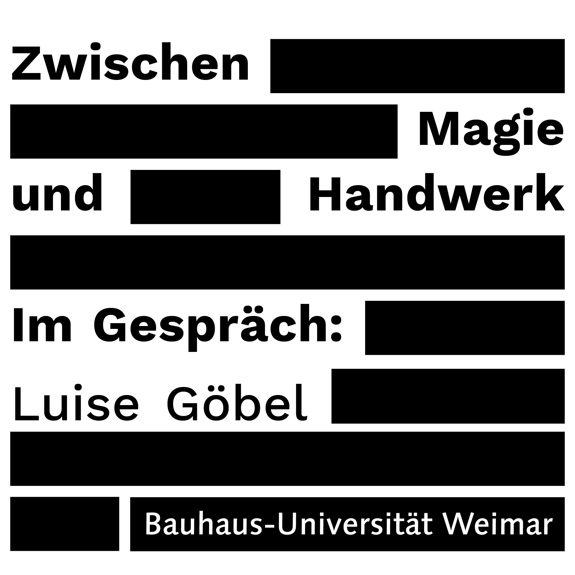 Zwischen Magie und Handwerk