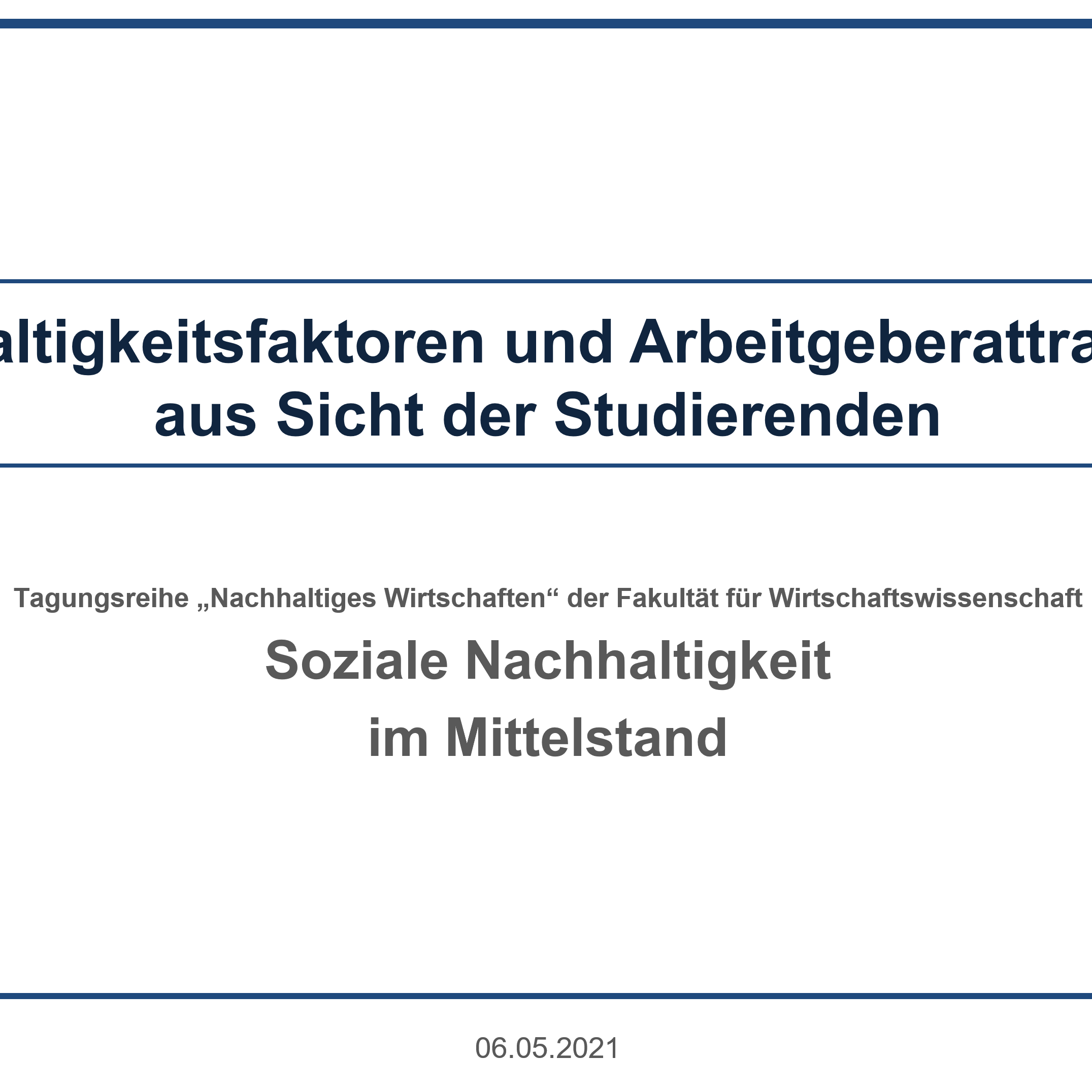 BWL- und Controllingstudium
