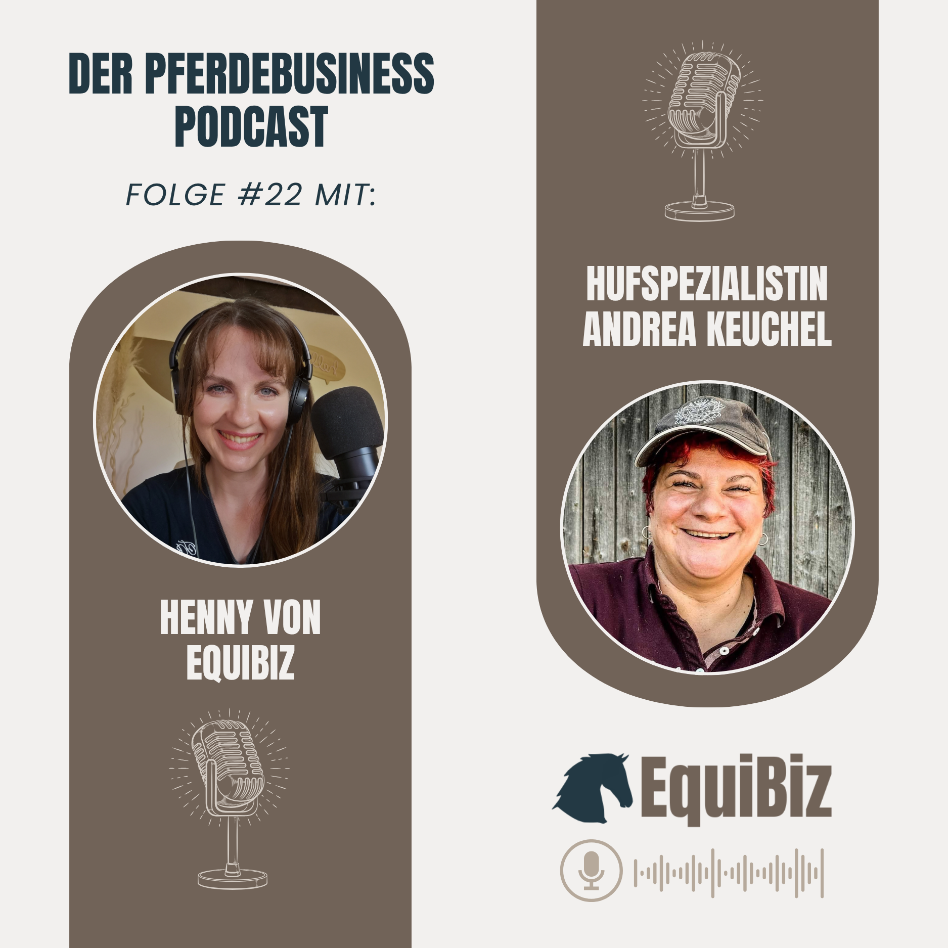 #22: Zu Gast - Teil 1/2: Hufspezialistin Andrea Keuchel über ihren Weg ins Business hybrider Hufbearbeitung episode artwork