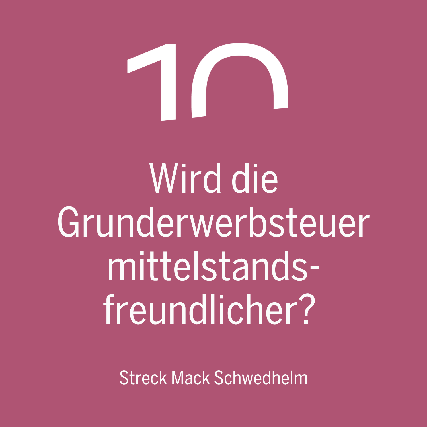 Wird die Grunderwerbsteuer mittelstandsfreundlicher? episode artwork