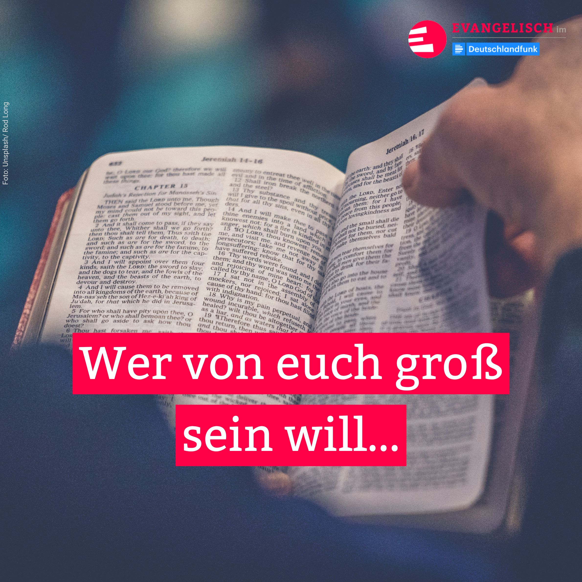 Wer von euch groß sein will...
