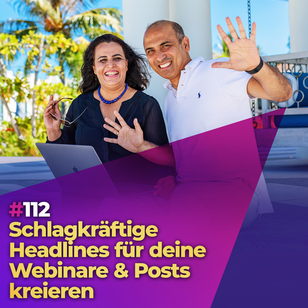 #112_Schlagkräftige Headlines für deine Webinare & Posts kreieren episode artwork