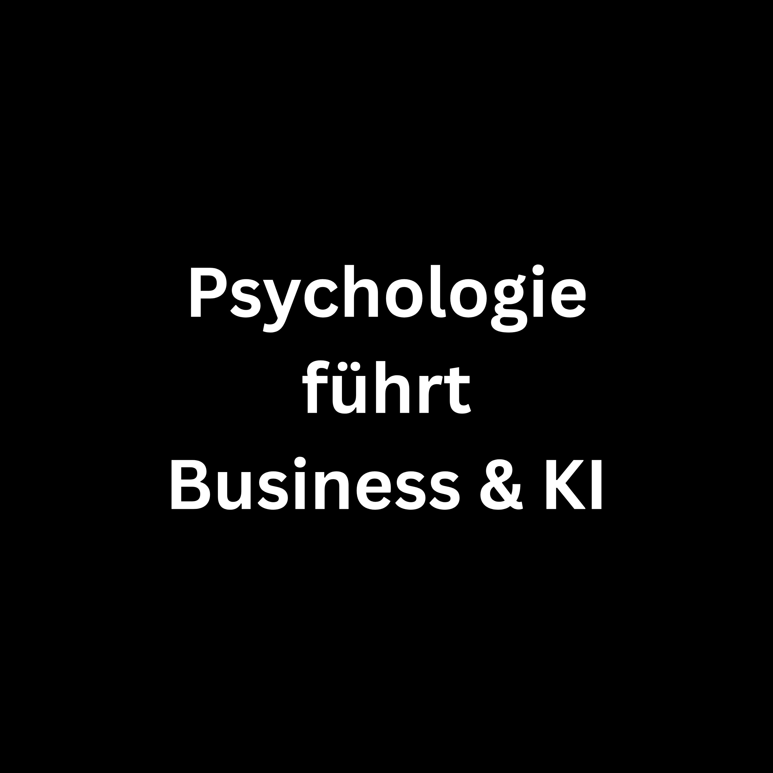 Klar. Nicht für alle.