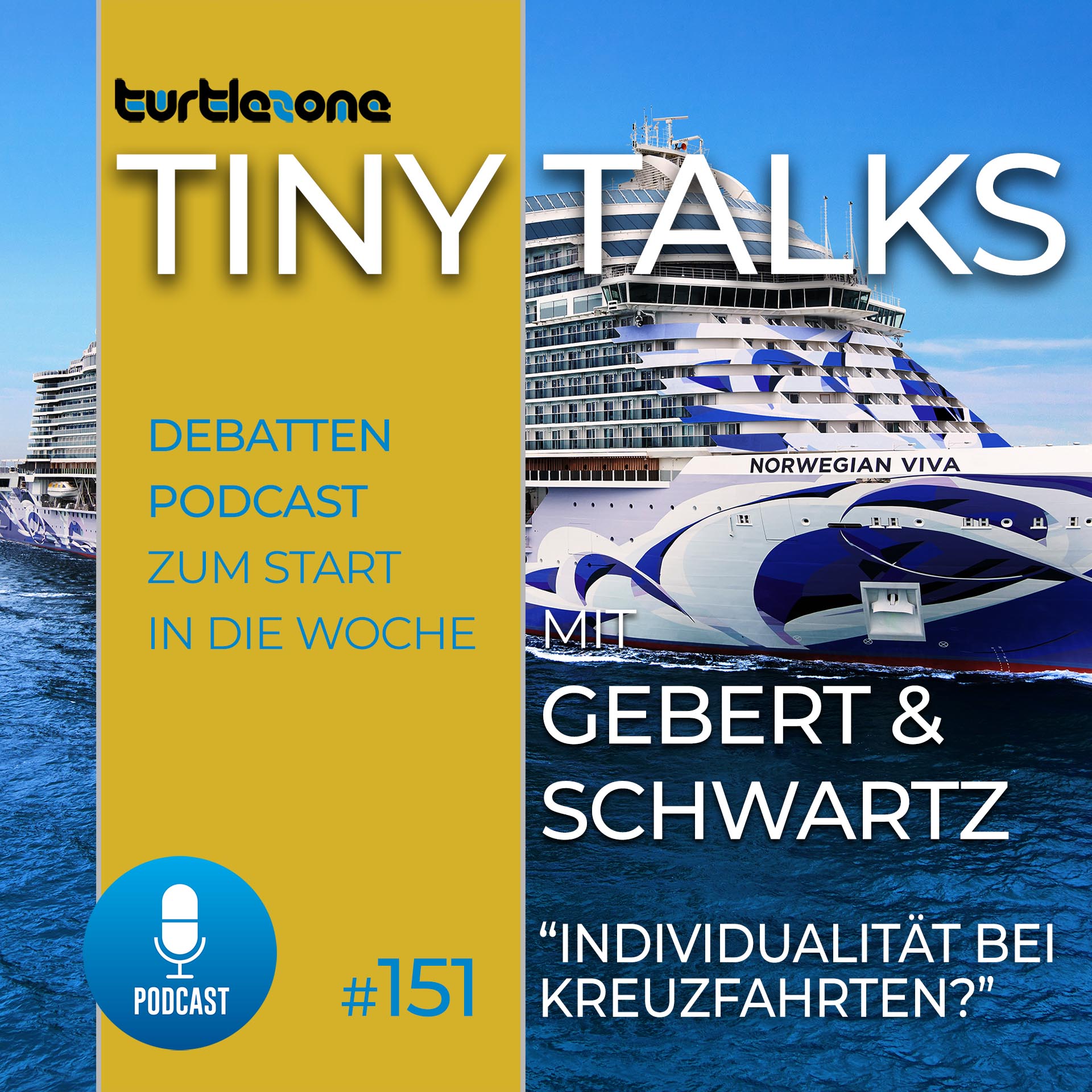 Turtlezone Tiny Talks - Der Debatten-Podcast mit Gebert und Schwartz