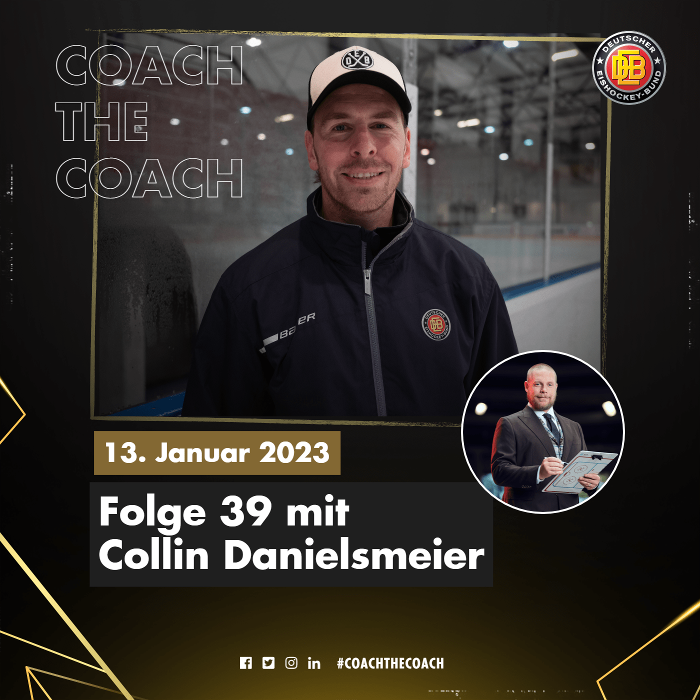 DEB Eishockey-Trainerausbildung I COACH THE COACH Podcast