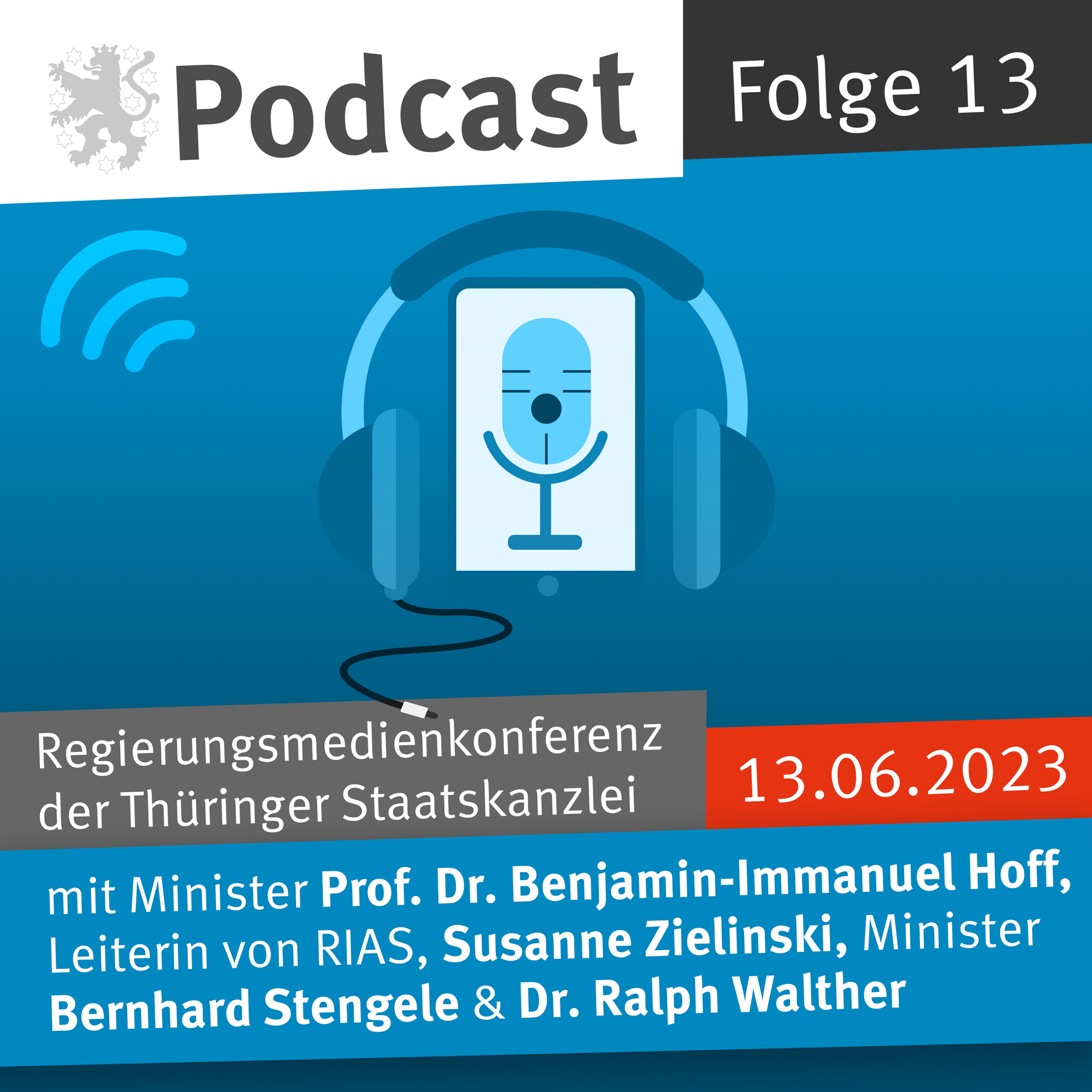 Regierungsmedienkonferenz des Freistaats Thüringen