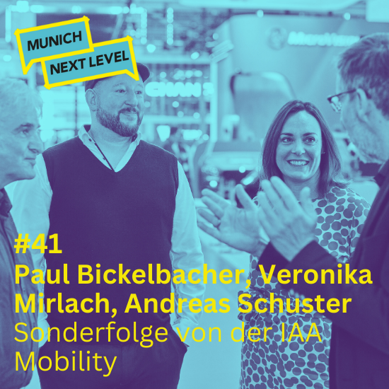 Zukunft der Mobilität in München mit Paul Bickelbacher, Veronika Mirlach und Andreas Schuster – IAA Mobility Sonderfolge episode artwork