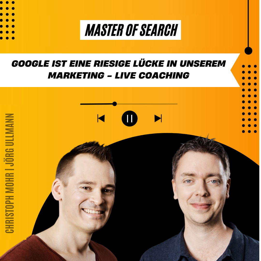 Google als Marketinginstrument war eine komplette Lücke